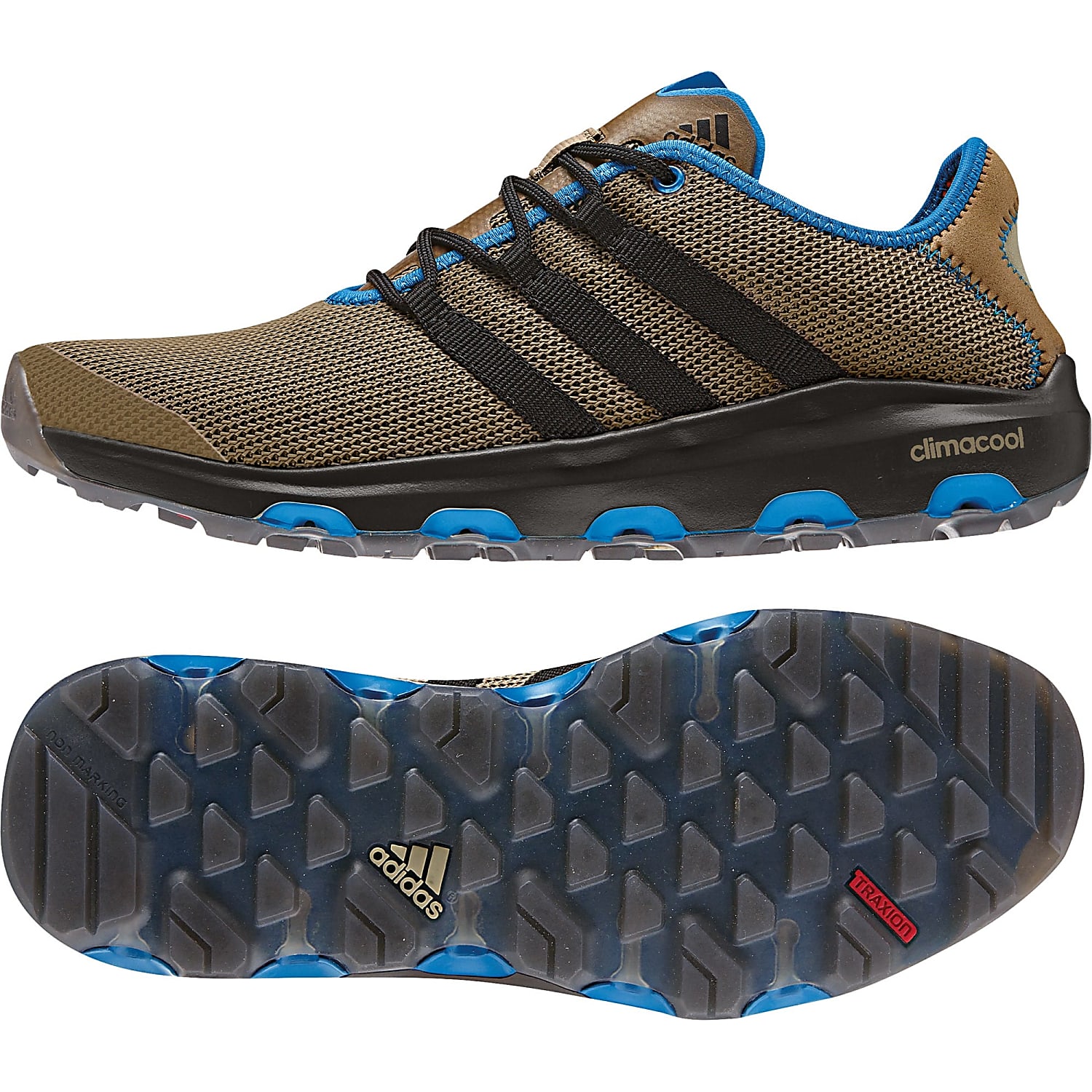 adidas M CLIMACOOL VOYAGER, Earth - Core Black - Shock Blue - Fast and  cheap shipping - www.exxpozed.com