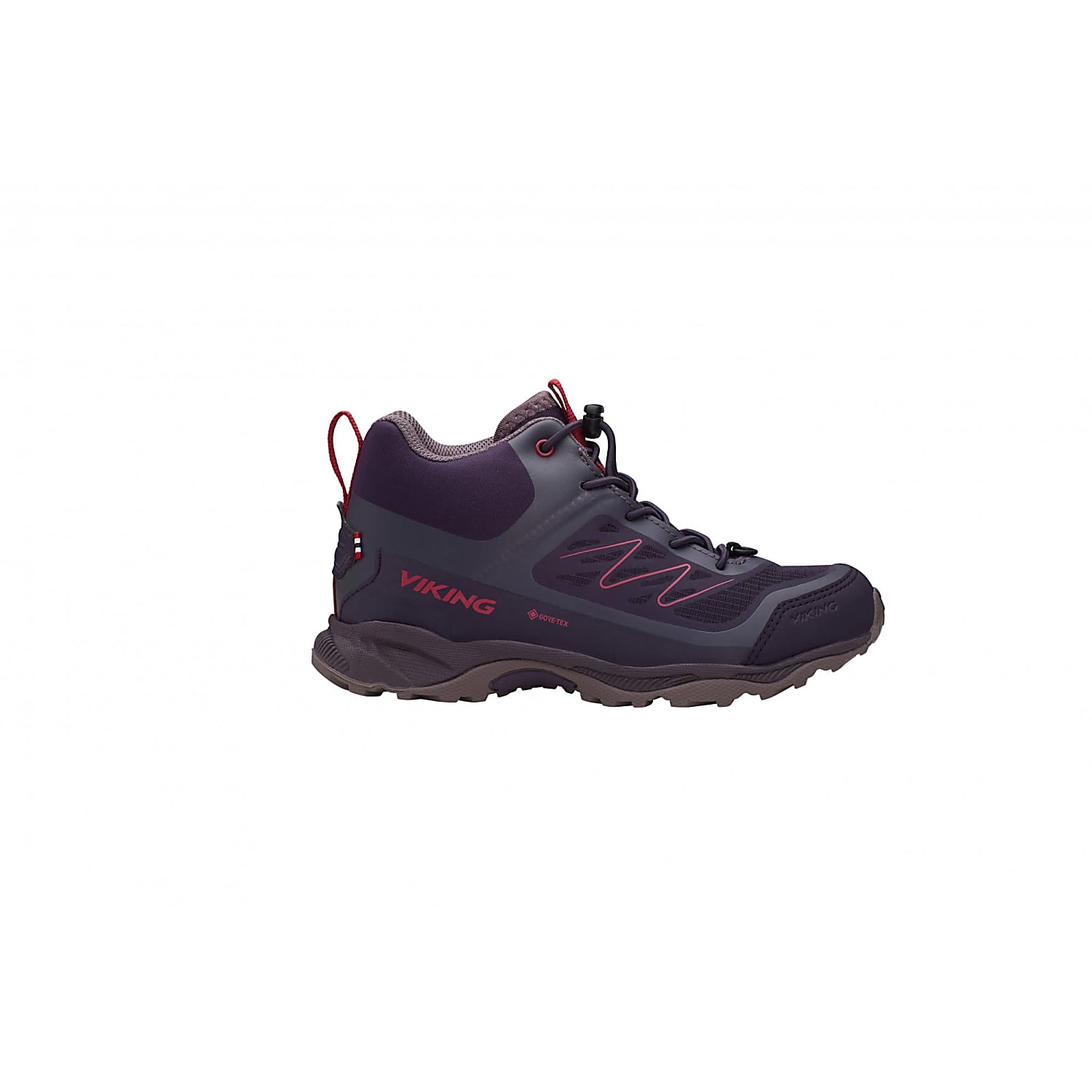 F.Kr. besværlige aktivering Viking JUNIOR TIND MID GTX, Mid Grey - Ruby Red - Fast and cheap shipping -  www.exxpozed.com