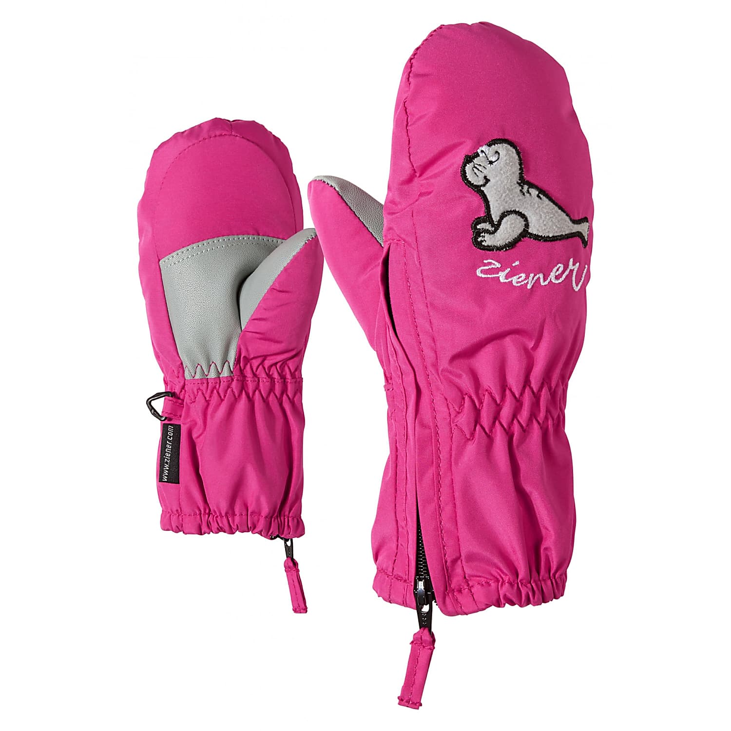 Ziener TODDLER LE ZOO MINIS MITTEN, Pop Pink - Fast and cheap shipping