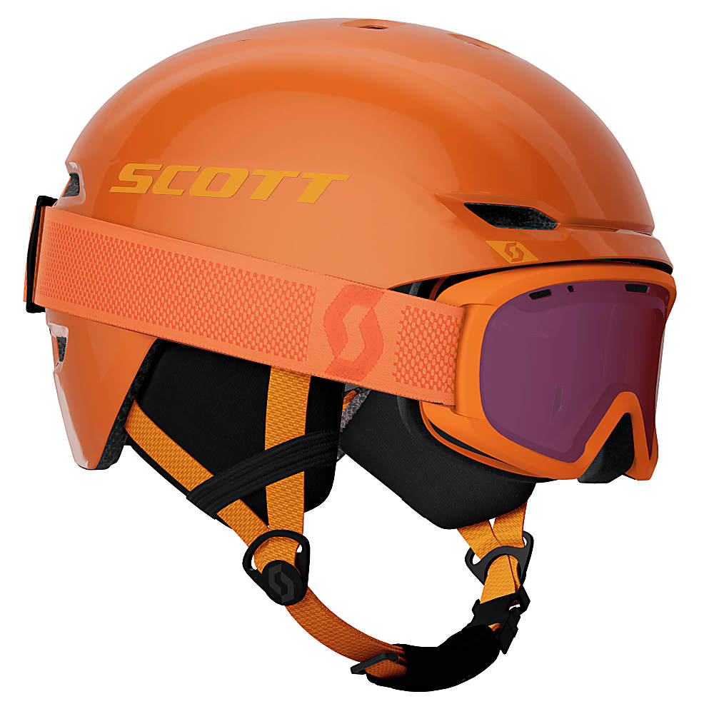 Scott JUNIOR KEEPER 2 HELMET + WITTY GOGGLE COMBO Orange
