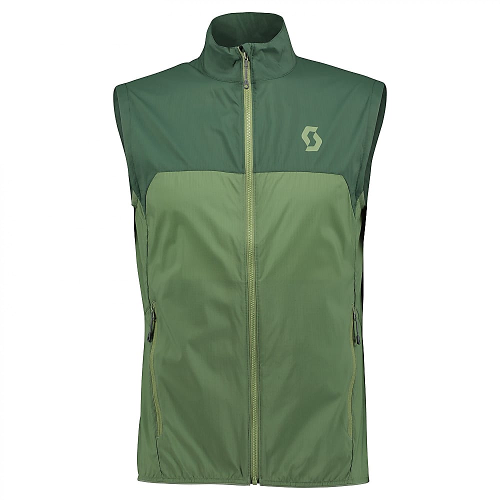 Scott M EXPLORAIR LIGHT WINDBREAKER VEST (VORGÄNGERMODELL) Frost Green - Smoked Green