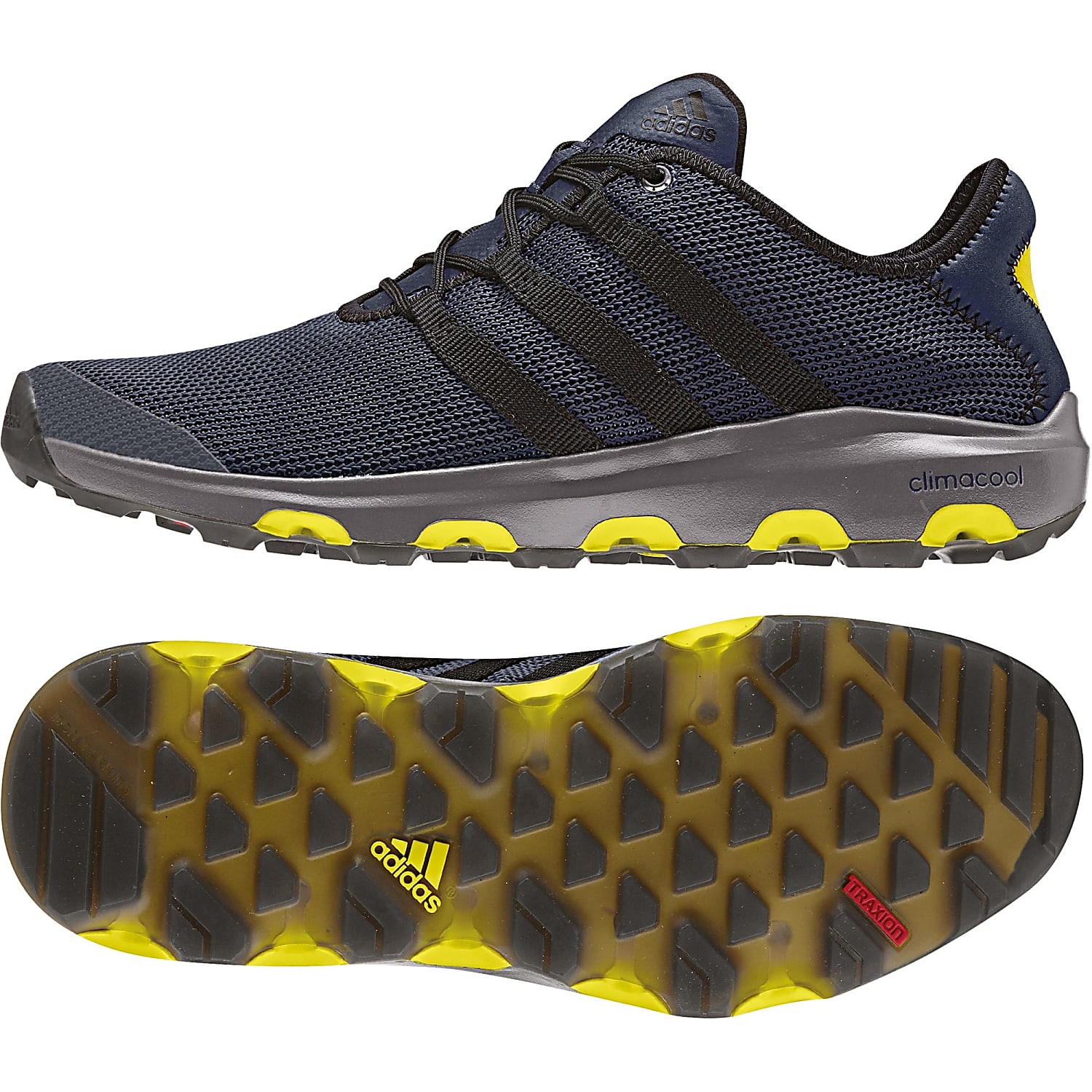 adidas M CLIMACOOL VOYAGER, Collegiate Navy - Core Black - Shock Yellow -  Fast and cheap shipping - www.exxpozed.com