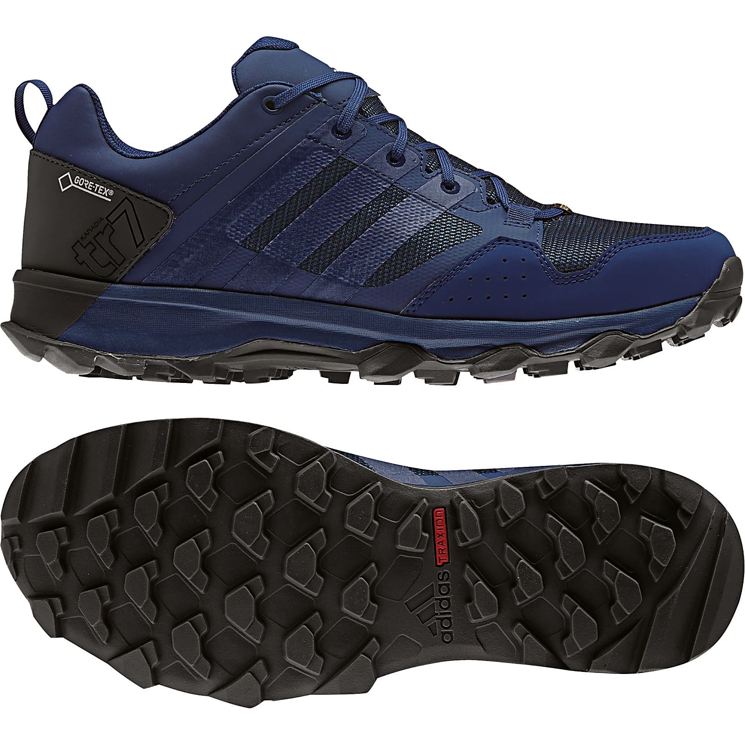 adidas traxion black and blue