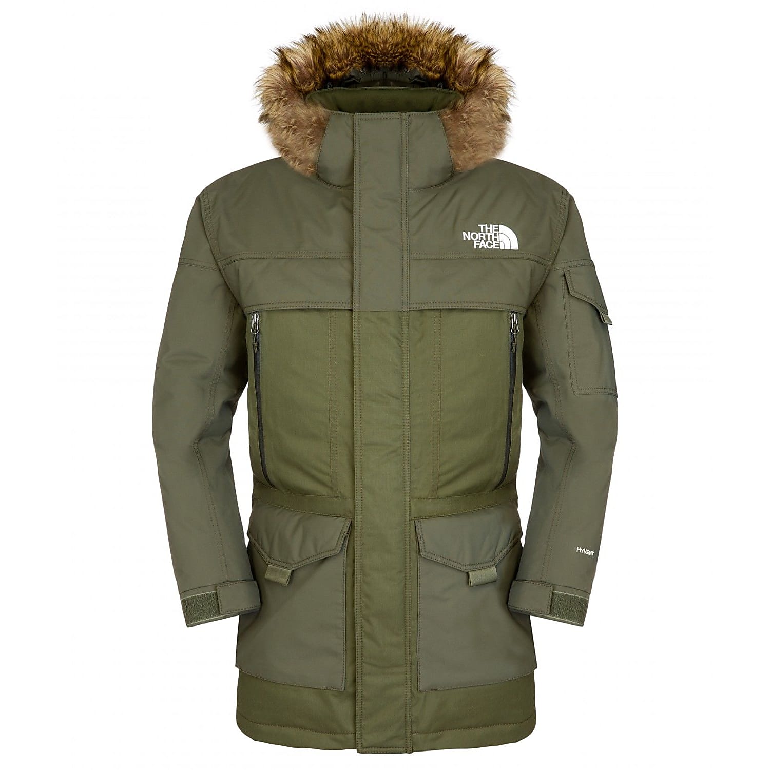 forest green north face jacket