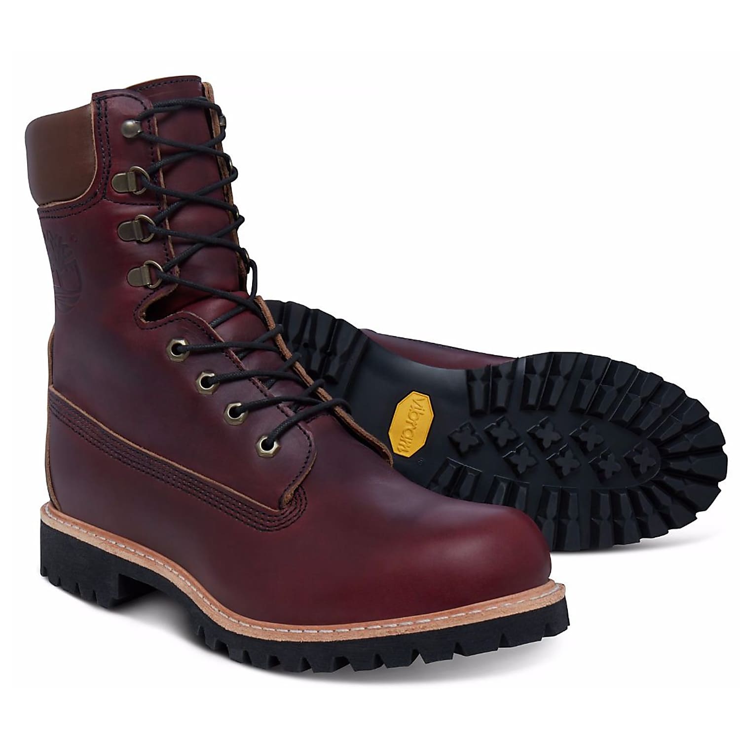 maroon timberland boots