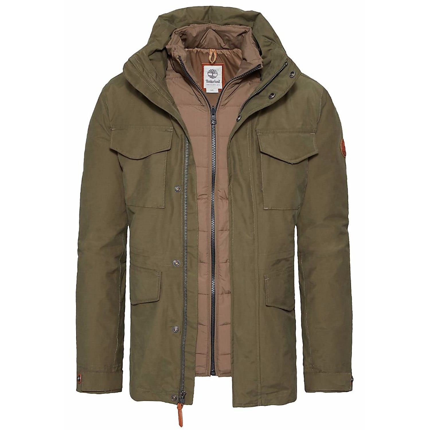 Timberland M SNOWDON PEAK M65 3-IN-1 JACKET, Olive Night - Season 2017 -  Fast and cheap shipping - www.exxpozed.com