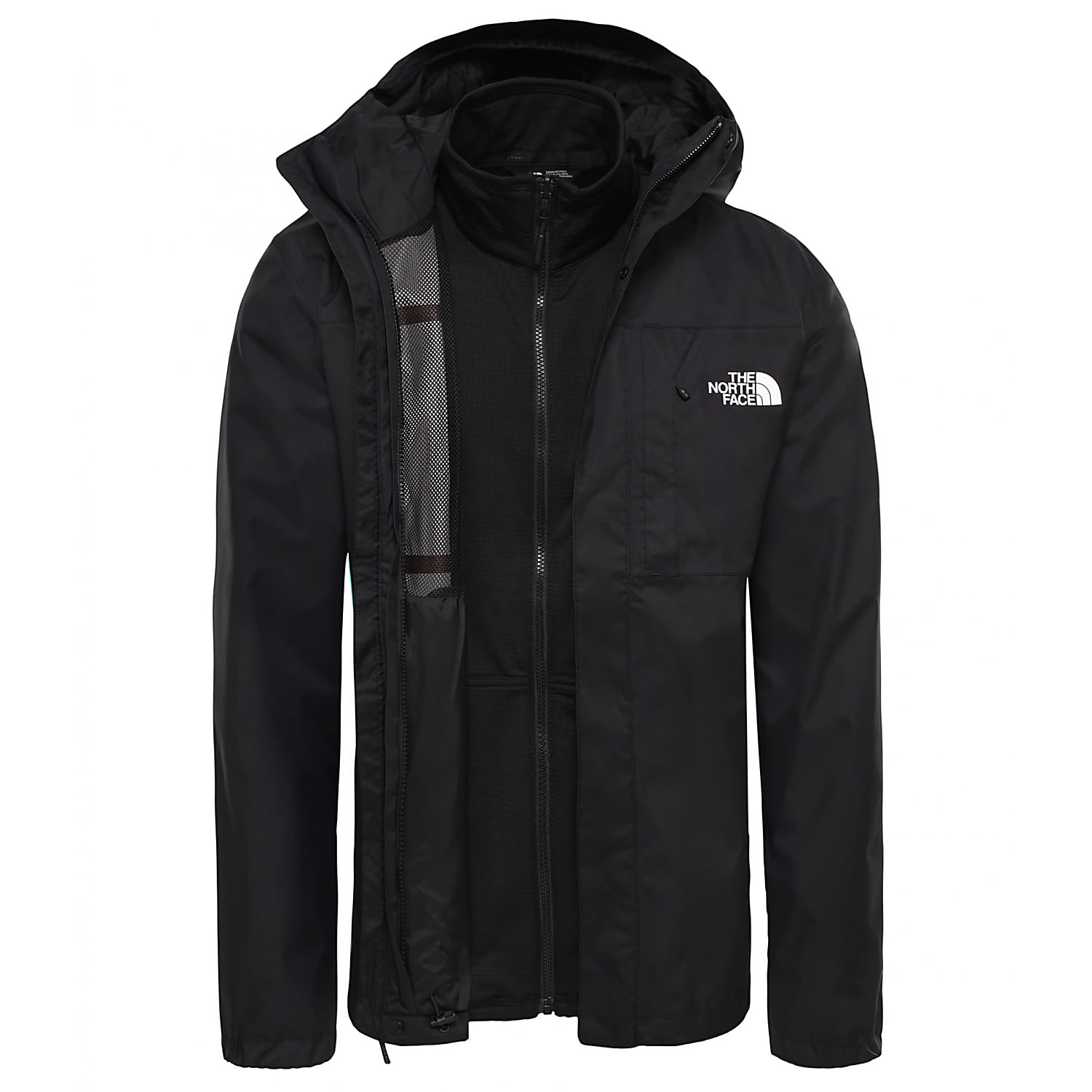 The North Face M Quest Triclimate Jacket Tnf Black