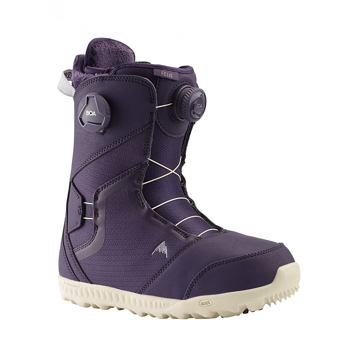 purple velvet boots