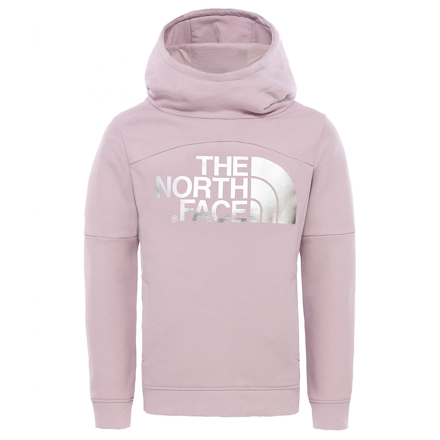 purple north face hoodie