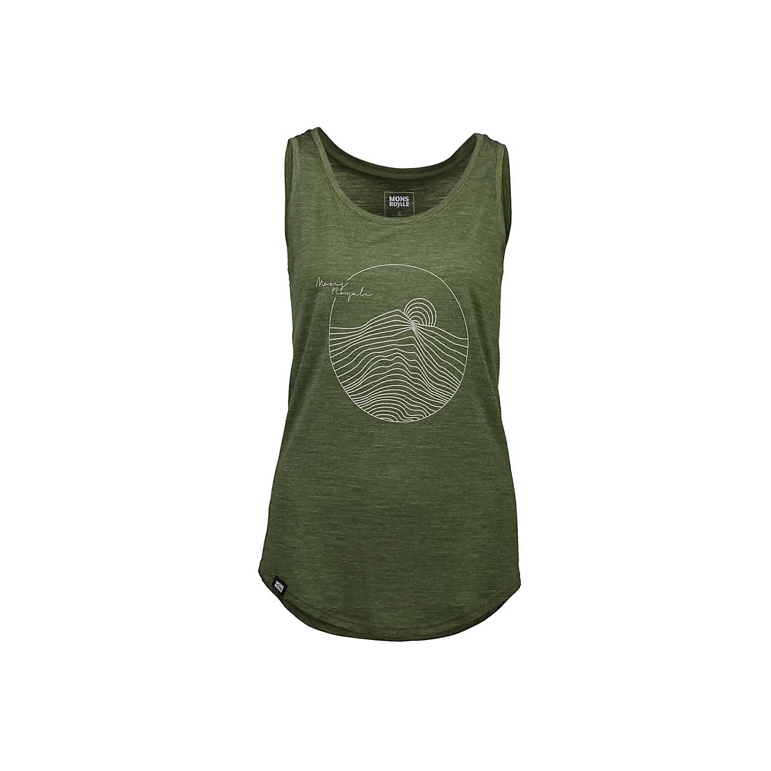 Buy Mons Royale Merino W Hillary Hike Tank Wasabi Online Now Www Exxpozed Eu