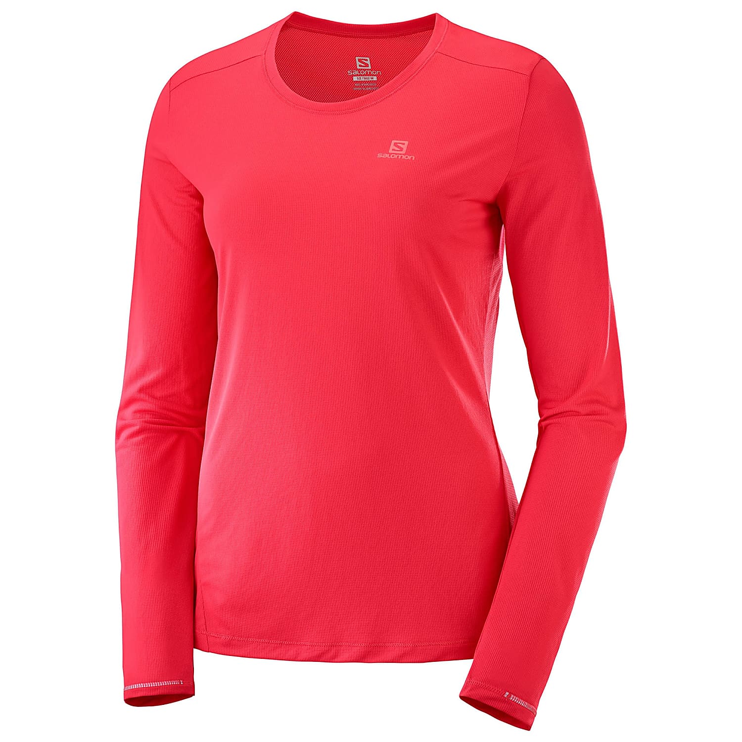 Salomon W AGILE LS TEE (STYLE SUMMER Hibiscus and cheap - www.exxpozed.com