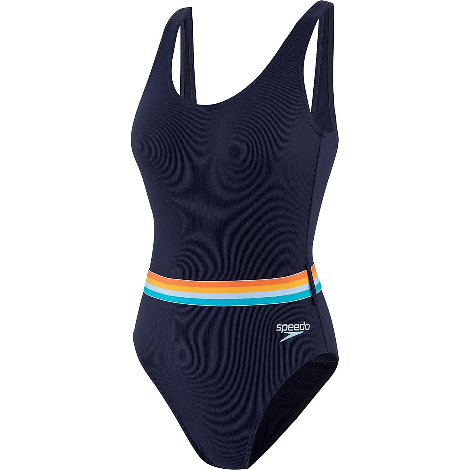 navy speedo swimsuit