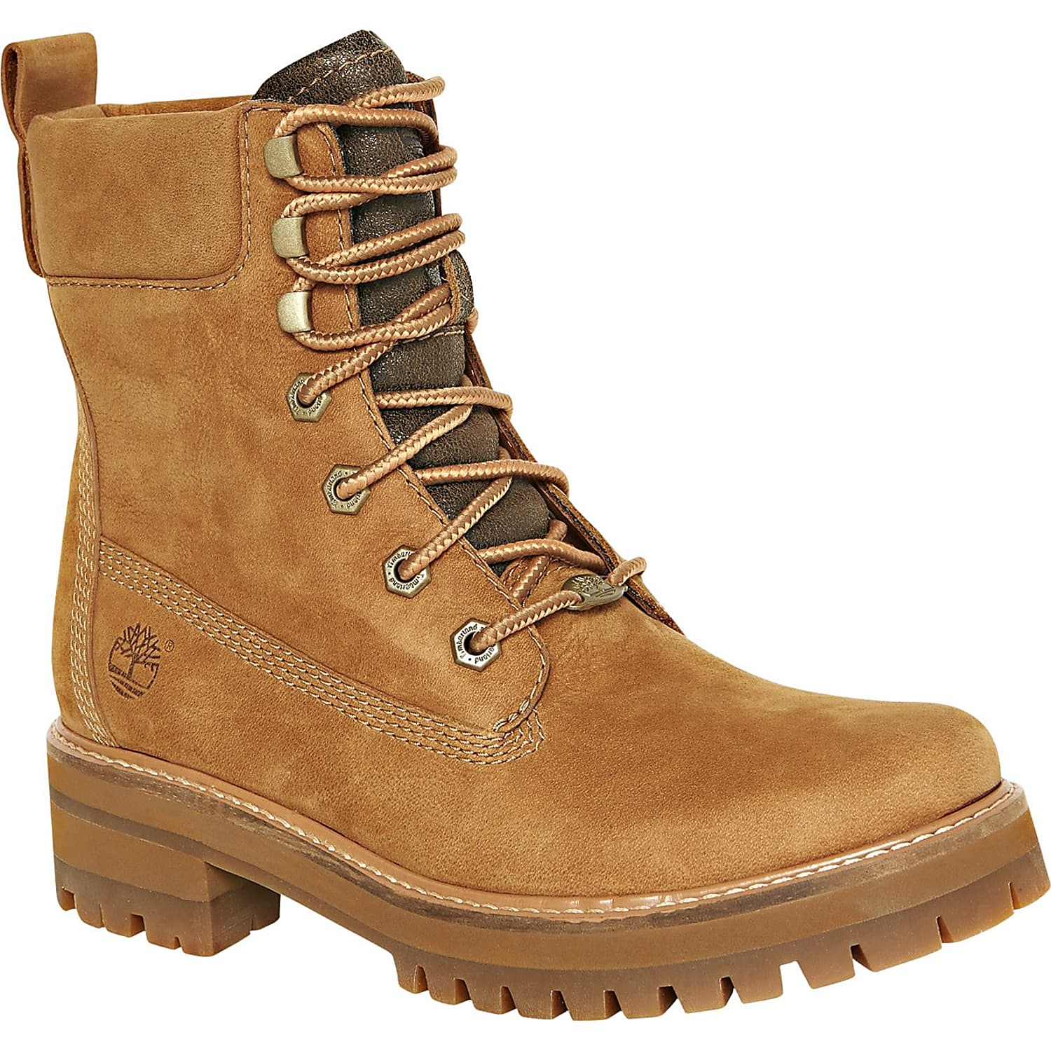 timberland women's courmayeur valley round toe suede & shearling boots