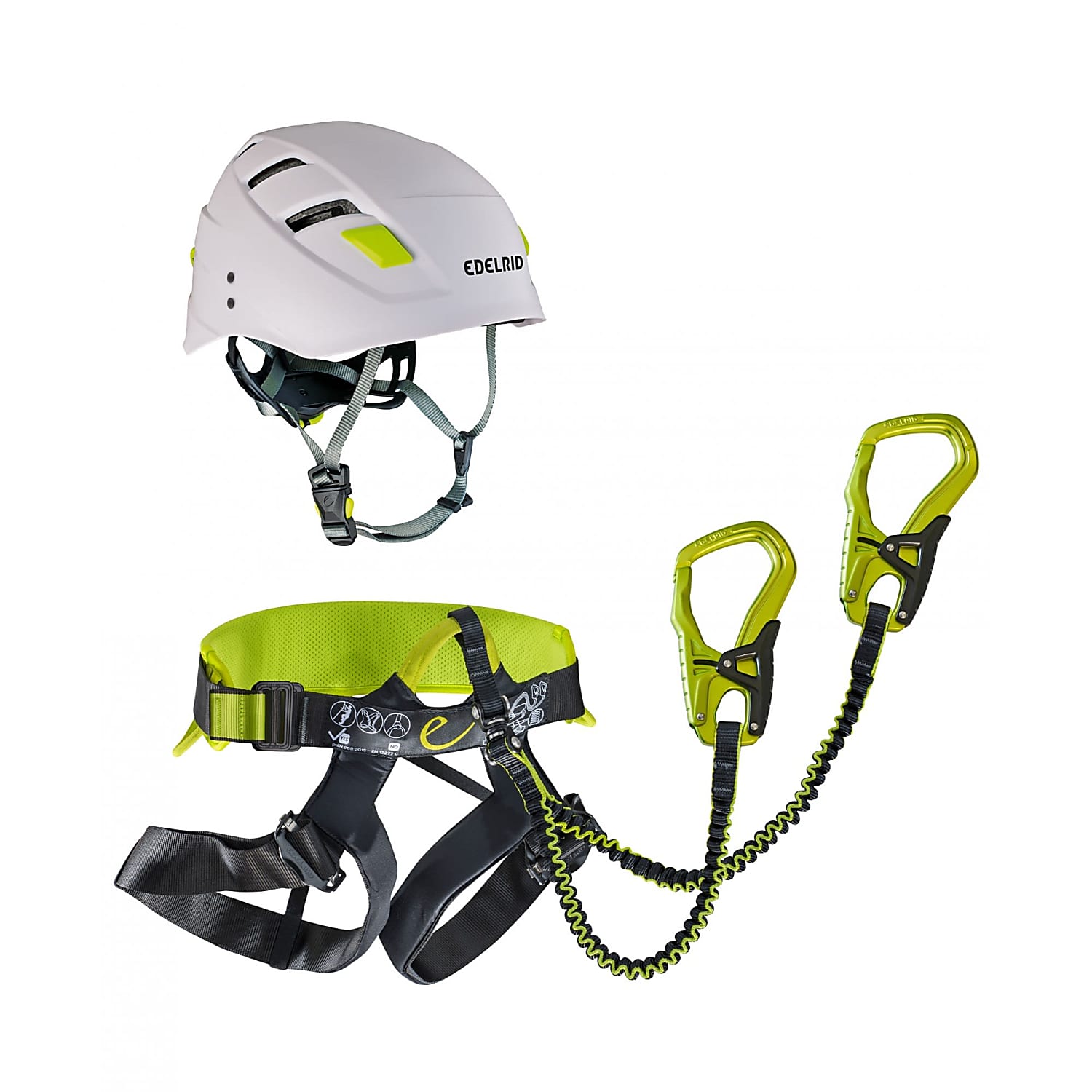 EDELRID Klettersteigset mit Helm Jester Comfort KSS Kit 