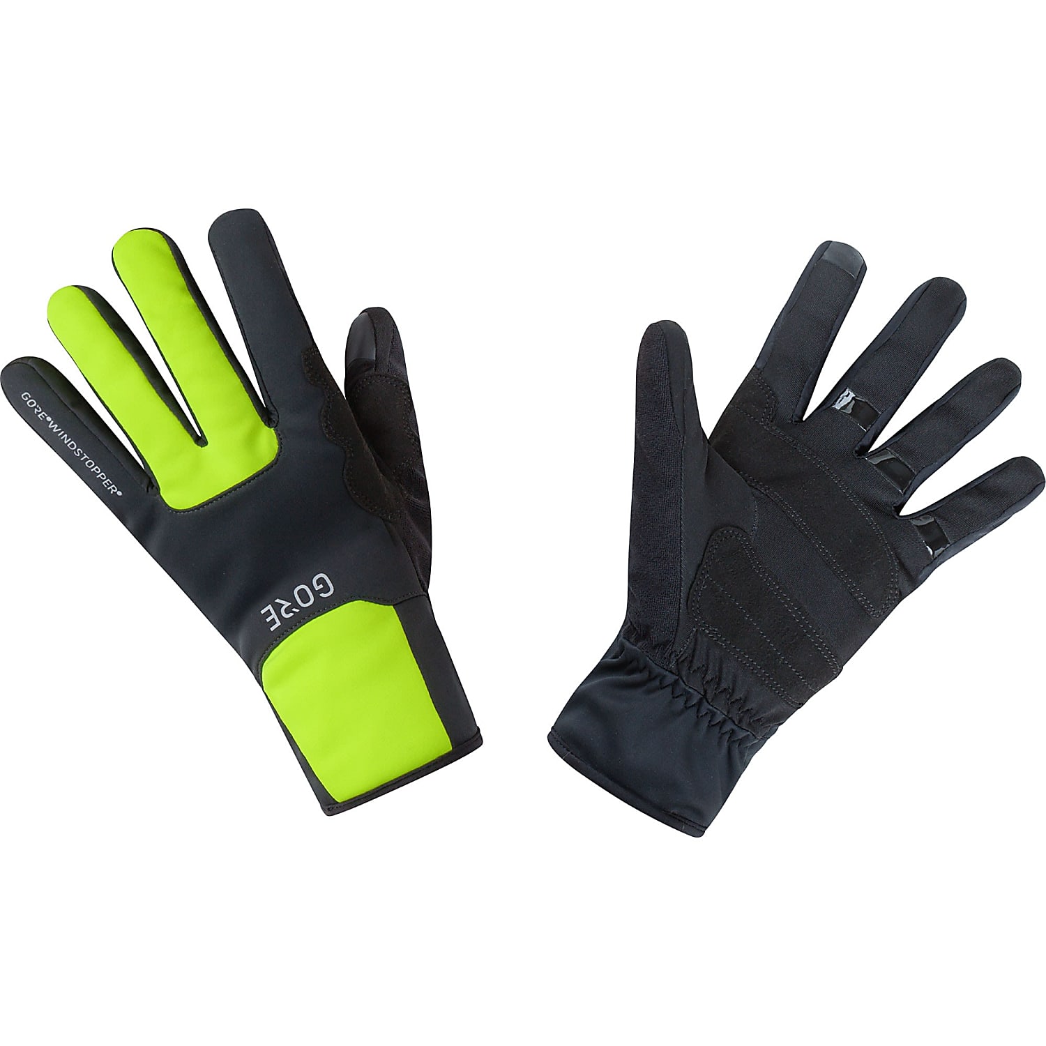 M WINDSTOPPER Thermo Gloves 100310 Colour: Black/Neon Yellow Size: 7 GORE Wear Windproof Gloves