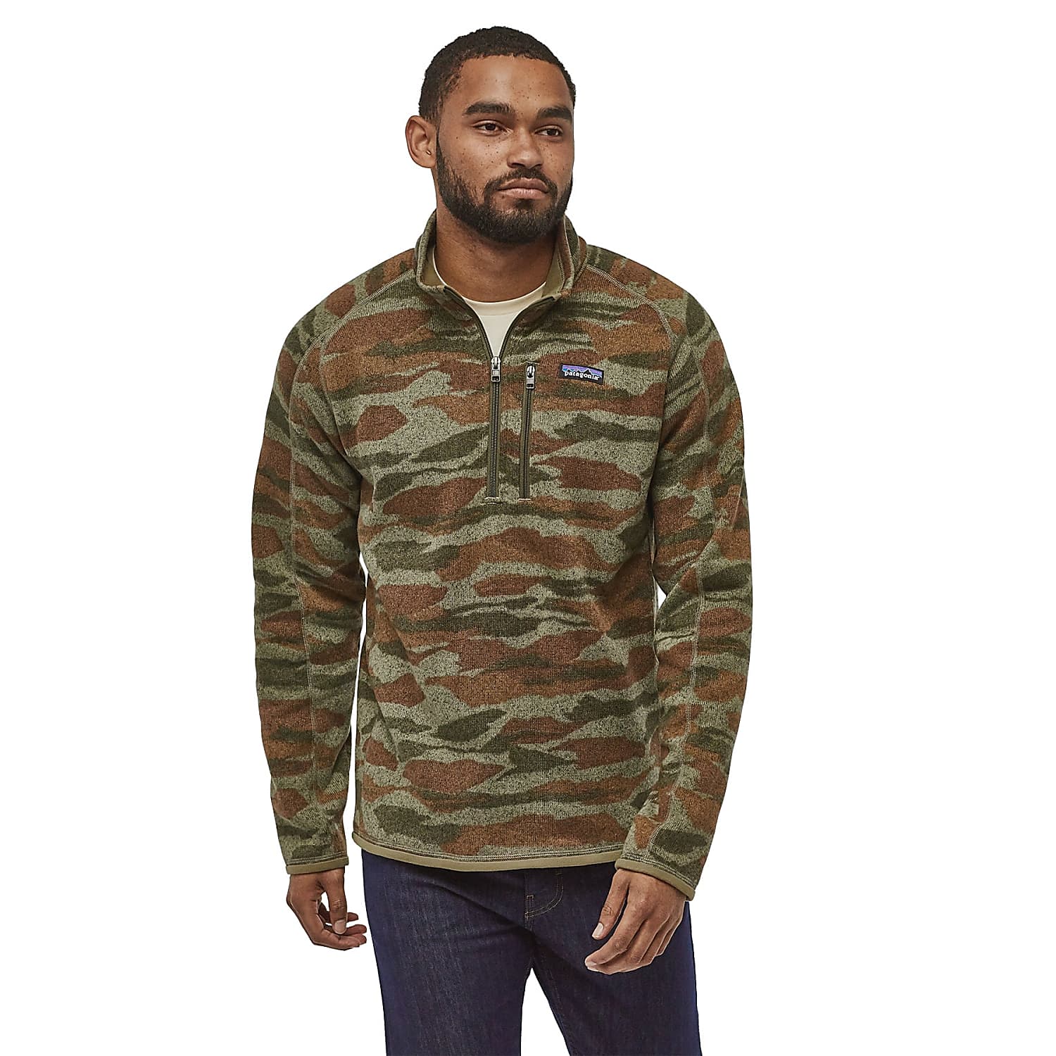 Patagonia camo pullover online
