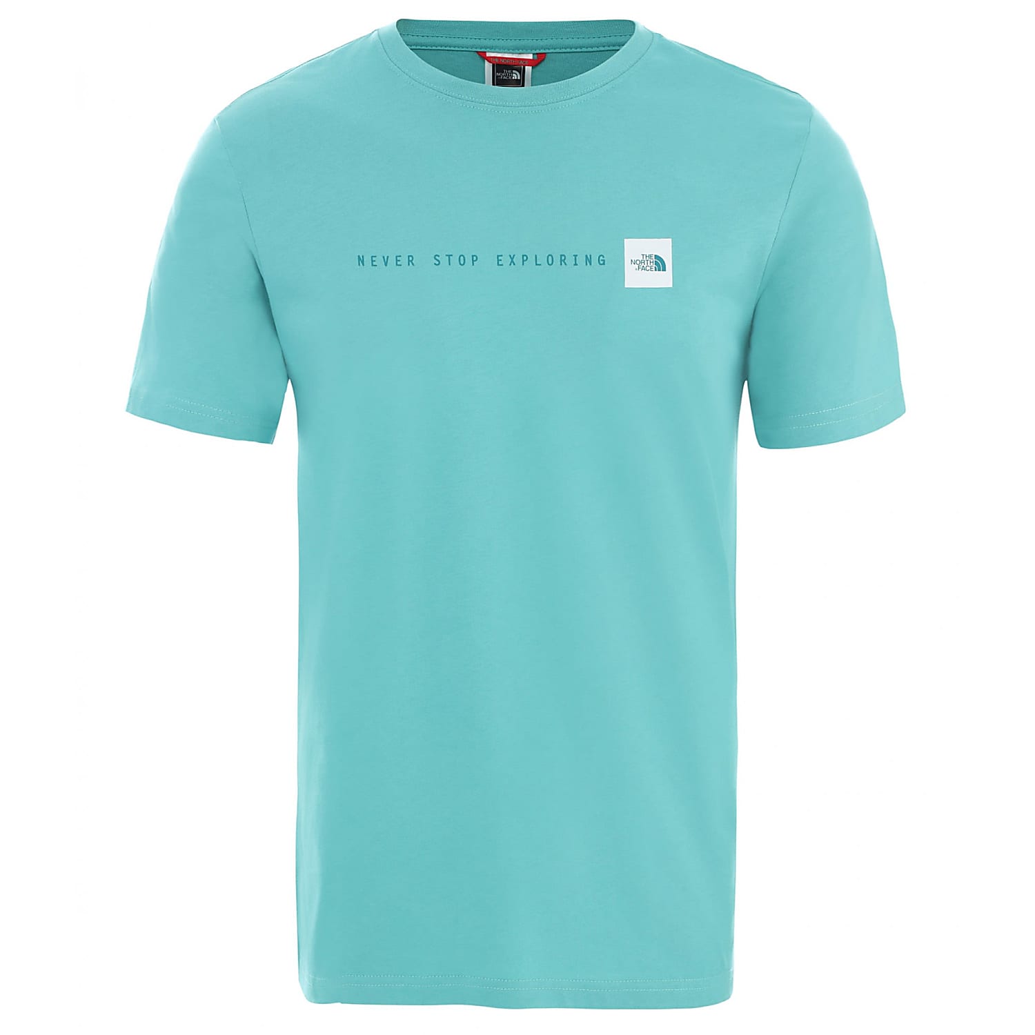 the north face never stop exploring tshirt