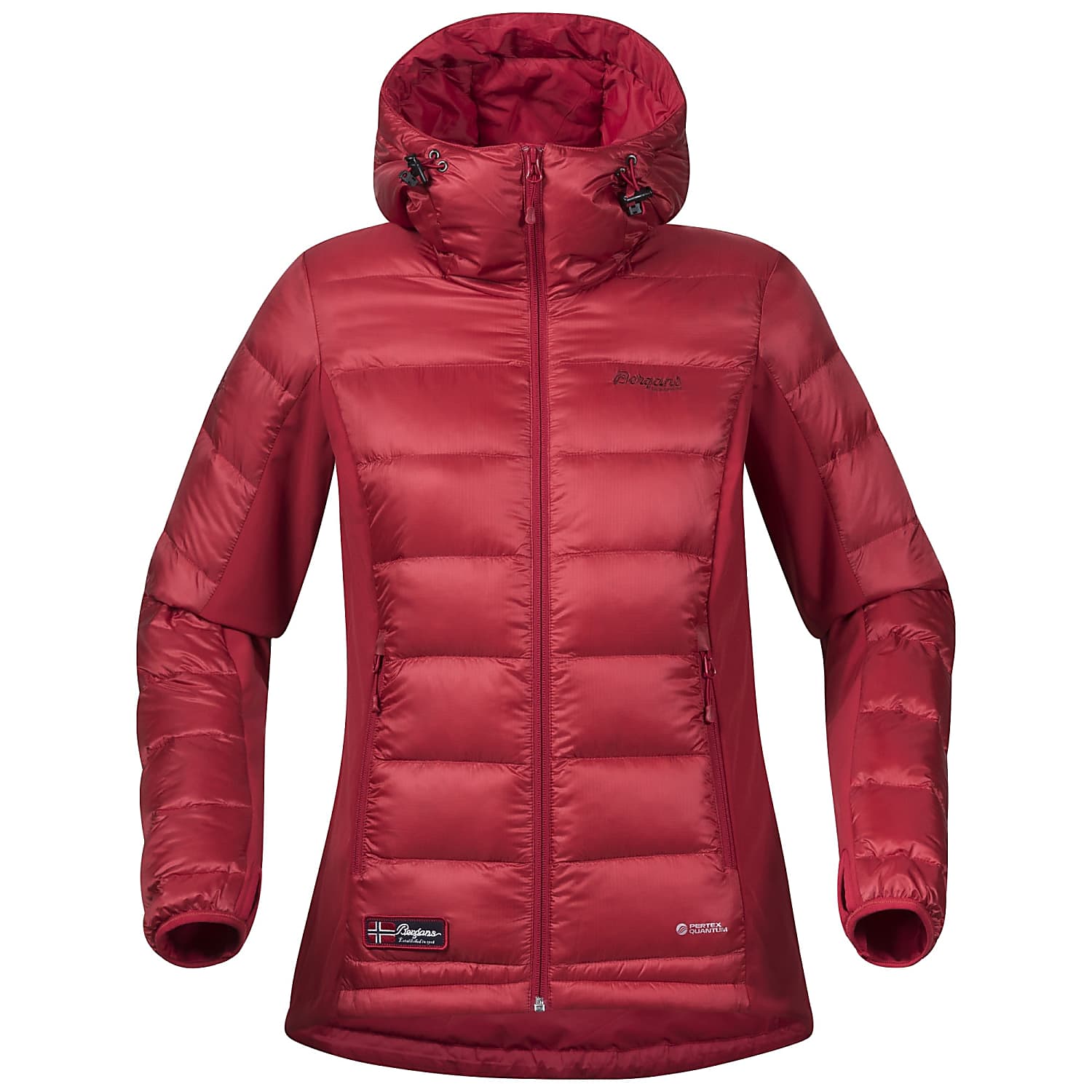 Bergans MYRE DOWN LADY JACKET, Red - and cheap shipping www.exxpozed.com