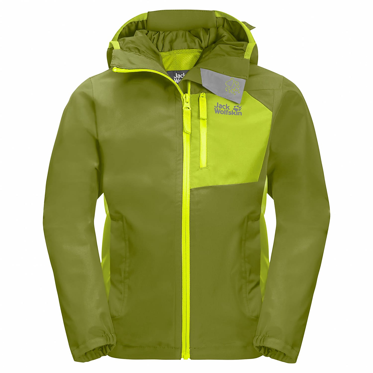 Ruilhandel weekend relais Jack Wolfskin KIDS ACTIVE HIKE JACKET, Green Tea - Fast and cheap shipping  - www.exxpozed.com