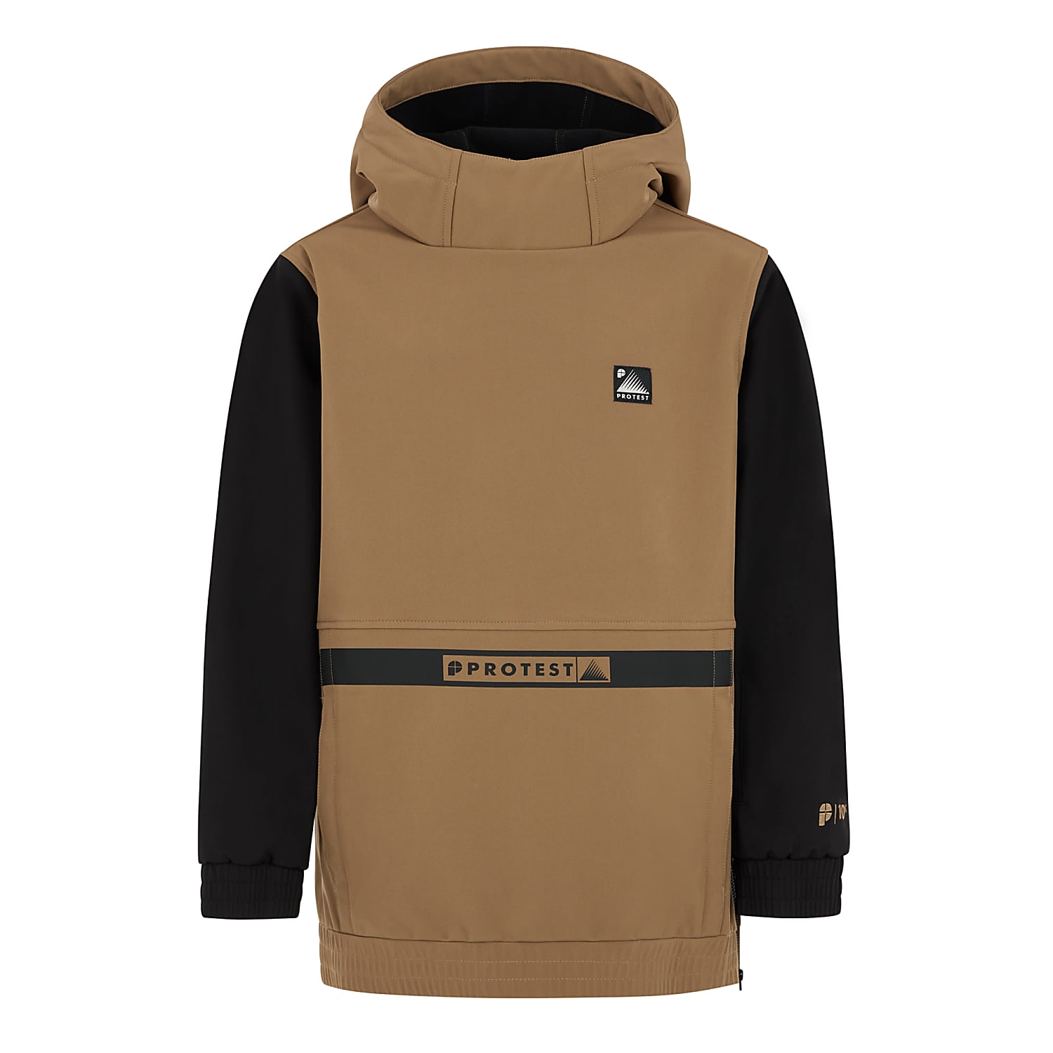 wang Bestudeer Hond Protest BOYS PRTWING JR SOFTSHELL SNOWJACKET, Sandy Brown - Free Shipping  starts at 60£ - www.exxpozed.eu