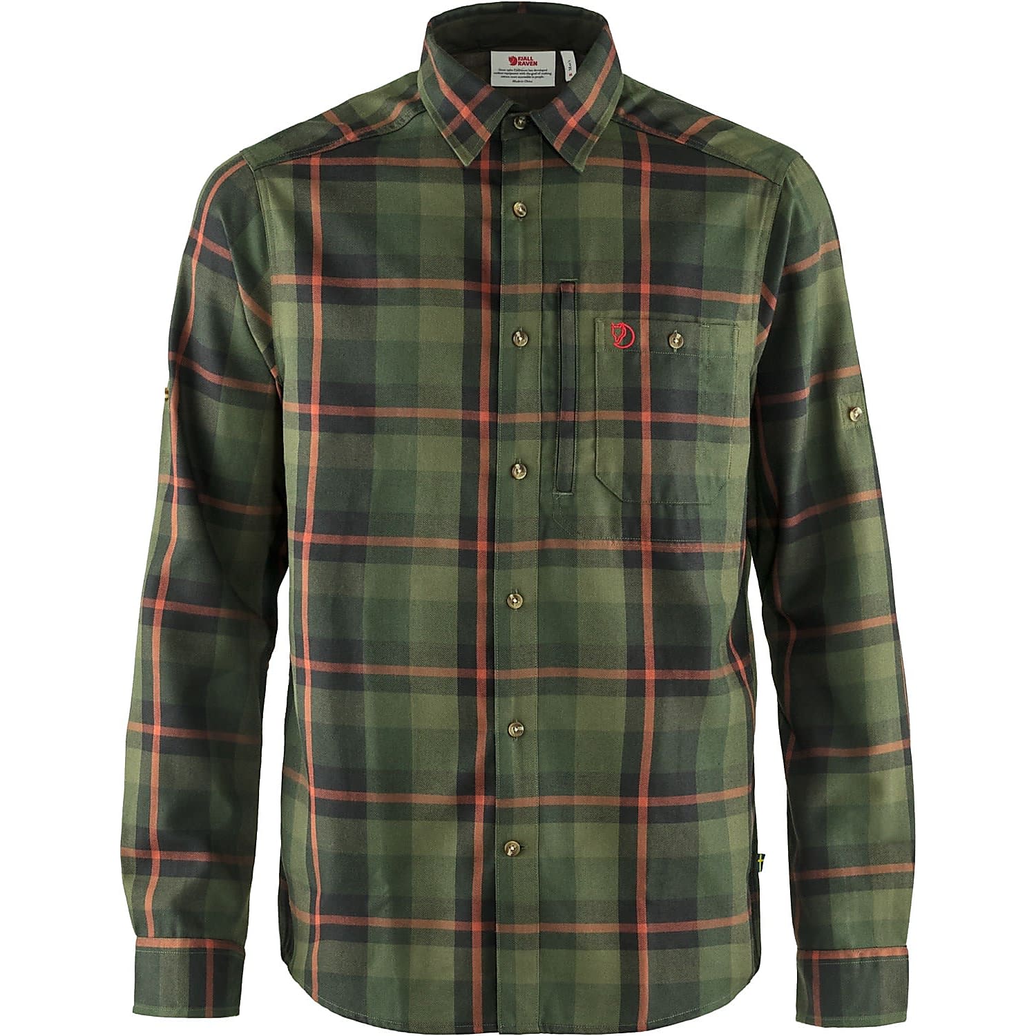 Fjallraven M FJALLGLIM SHIRT LS Laurel Green Free Shipping