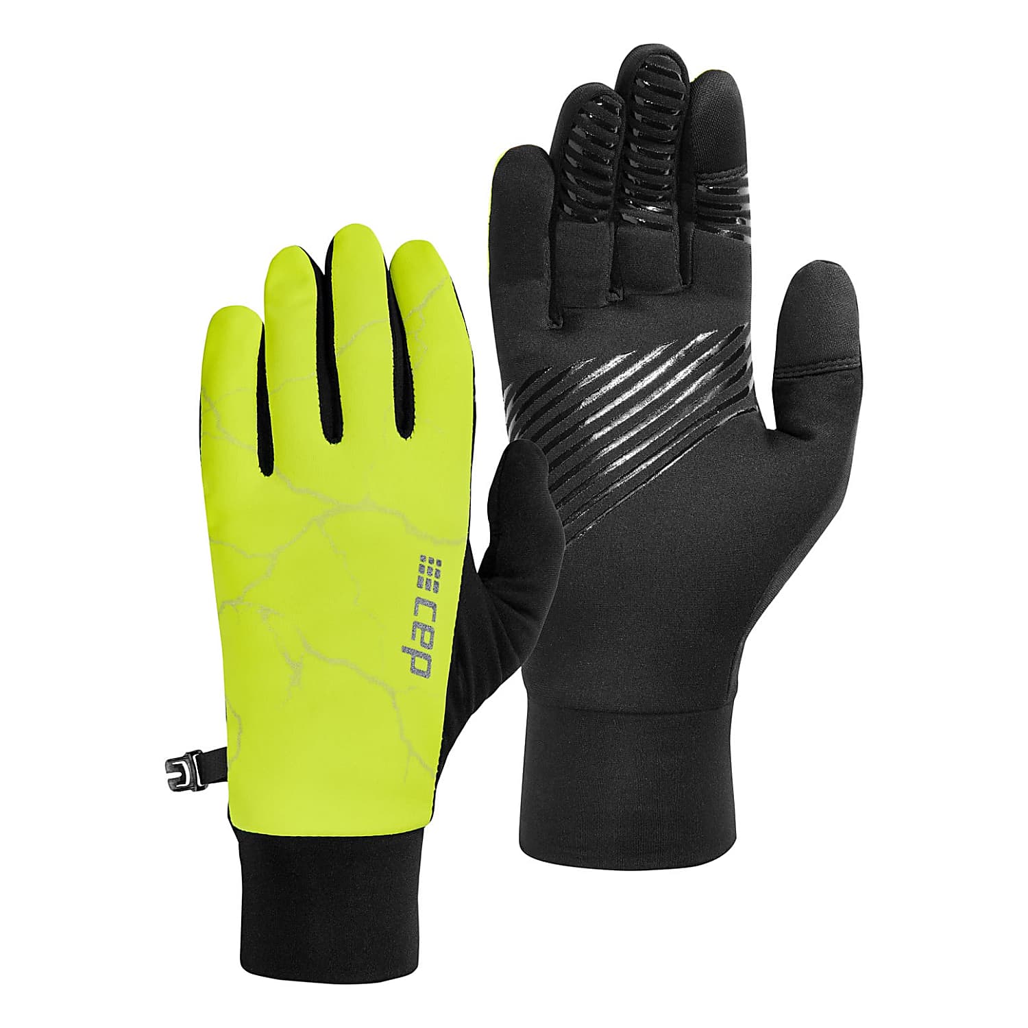 Buy CEP REFLECTIVE GLOVES, Black - Neon Yellow online now - www