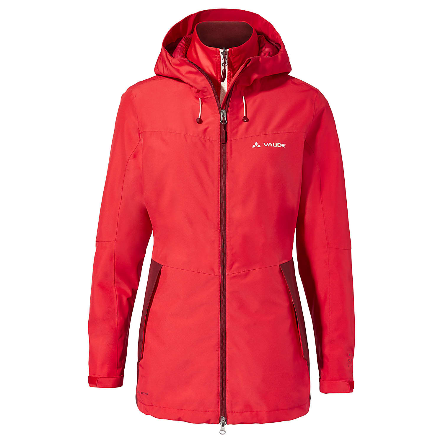 Vaude WOMENS VALSORDA 3IN1 JACKET, Flame - Fast and cheap shipping