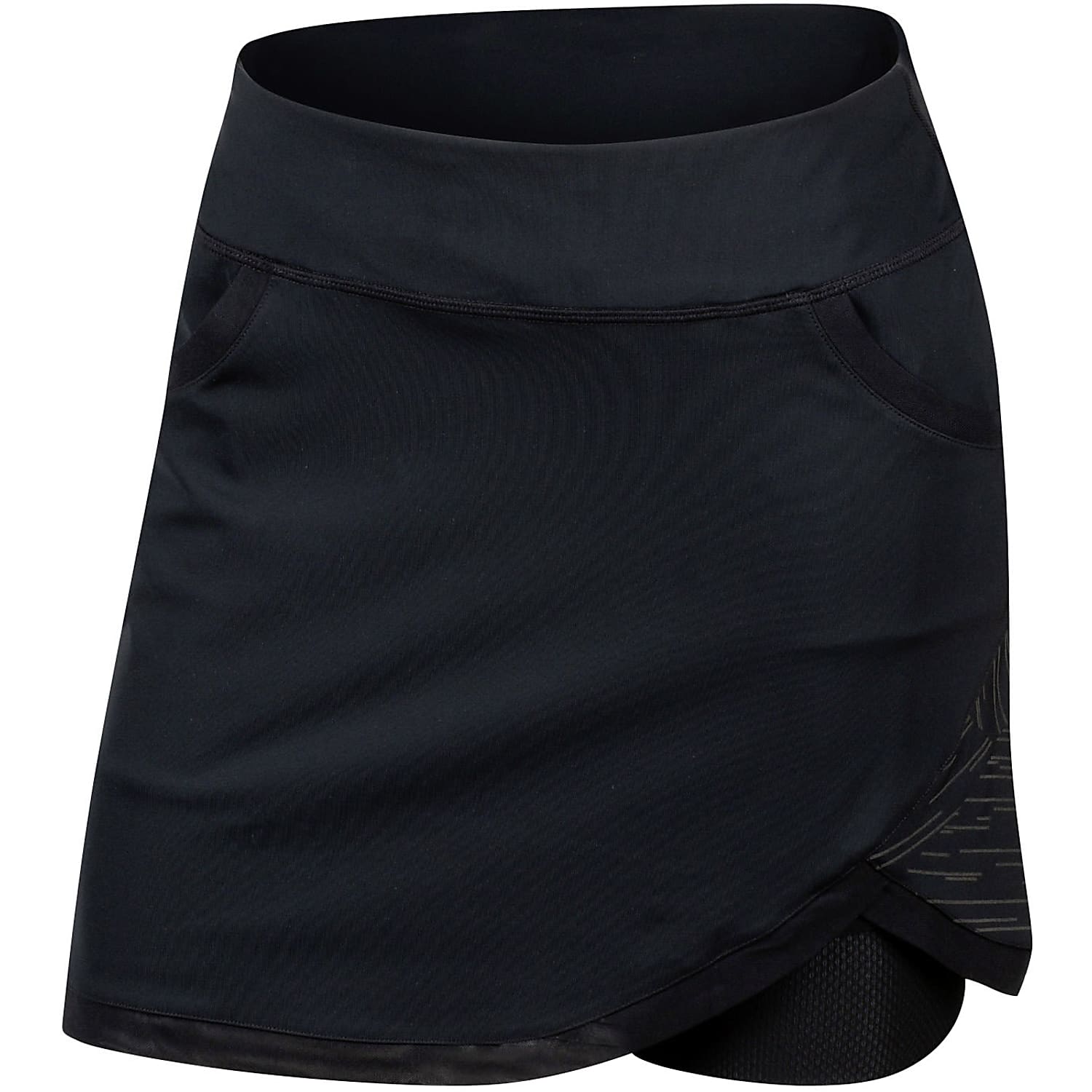 Black store reflective skirt