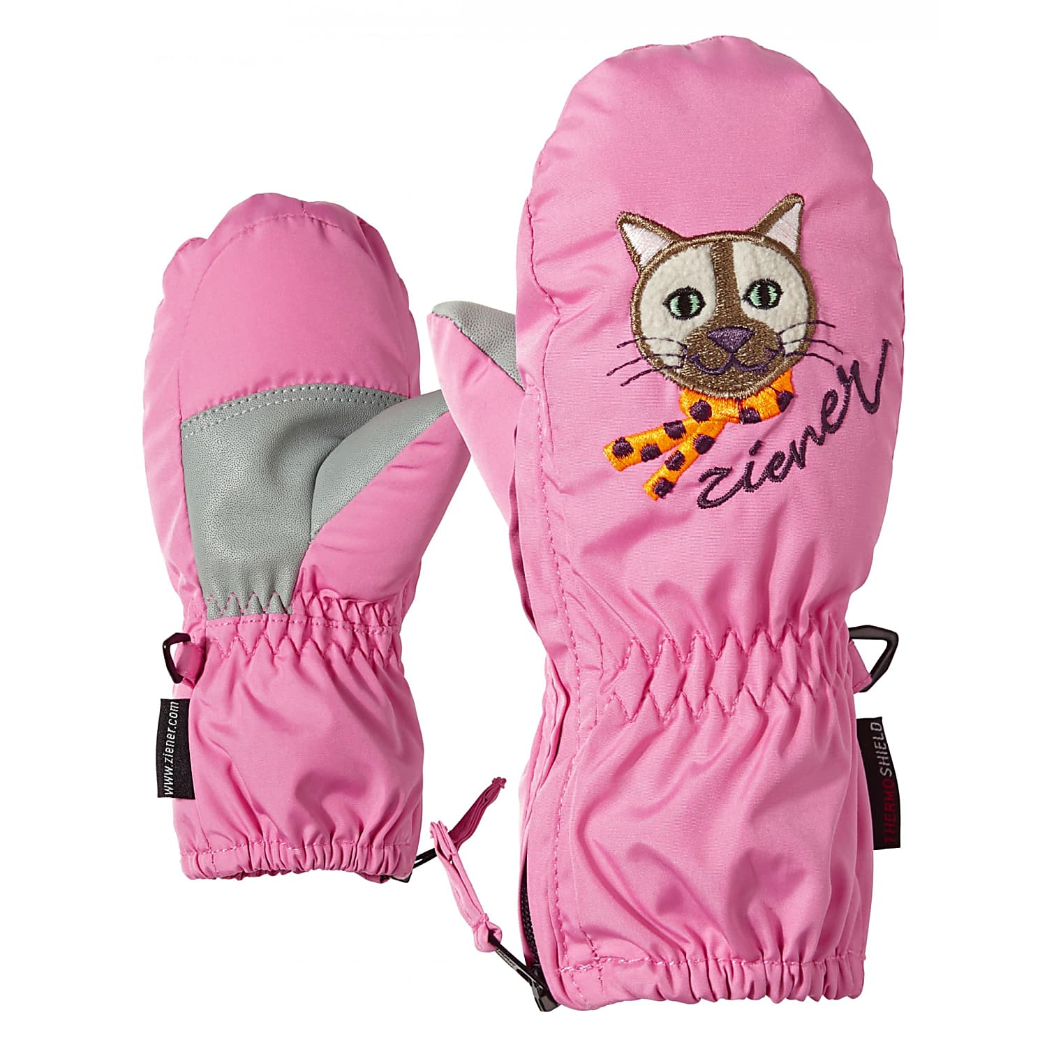 MITTEN, TODDLER ZOO Fast Pink and - Ziener LE shipping Flamingo MINIS cheap