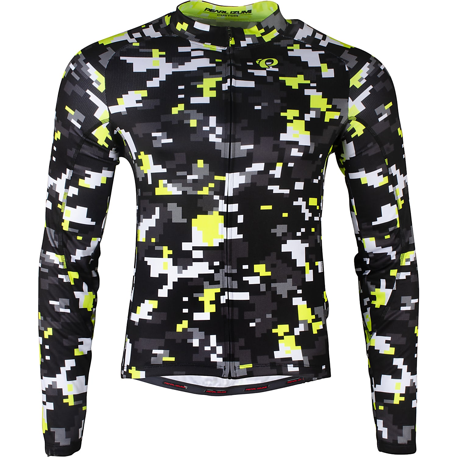 Pearl iZumi M ELITE LTD THERMAL LS JERSEY SF Digi Camo Black