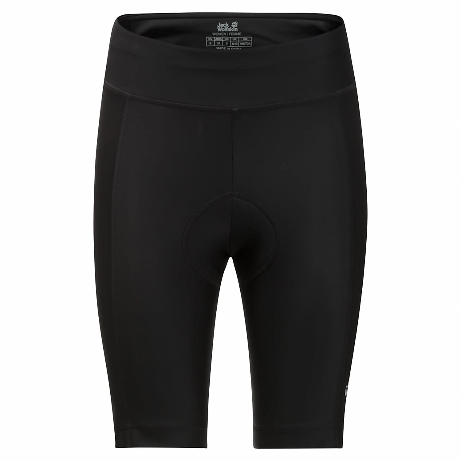 Black cheap W SHORTS, - PADDED TOURER shipping Jack Wolfskin and Fast