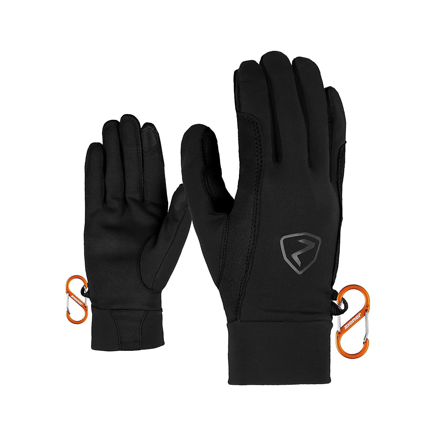 cheap Black shipping and Ziener TOUCH GUSTY Fast GLOVE, -