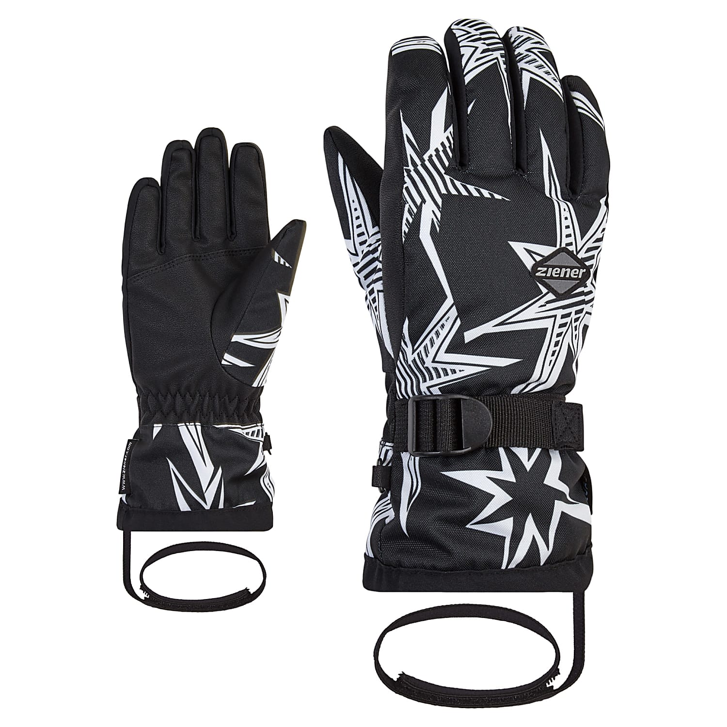 - GLOVE, AS LASSIM and Ziener JUNIOR Black Fast cheap shipping