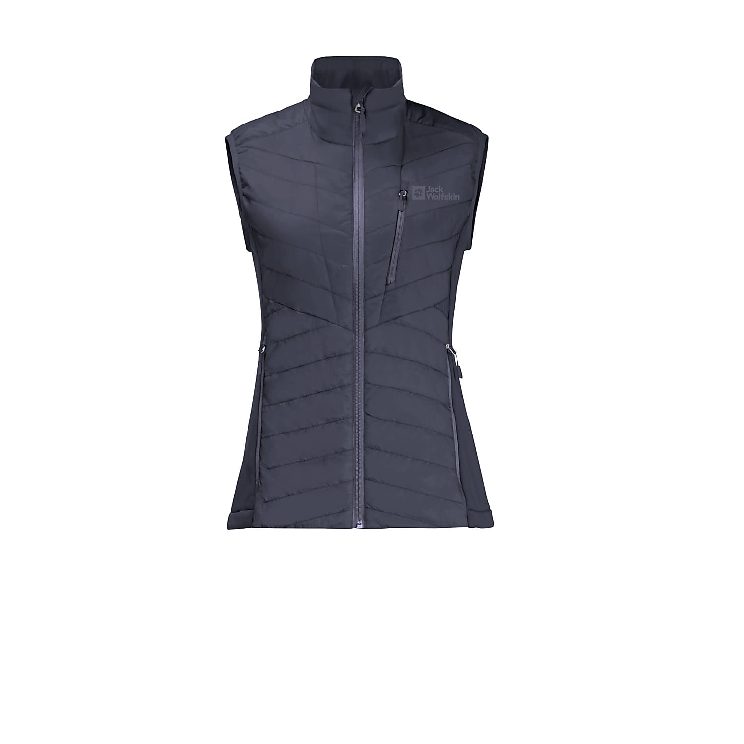 Jack Wolfskin W ROUTEBURN PRO INS VEST, Graphite - Fast and cheap shipping