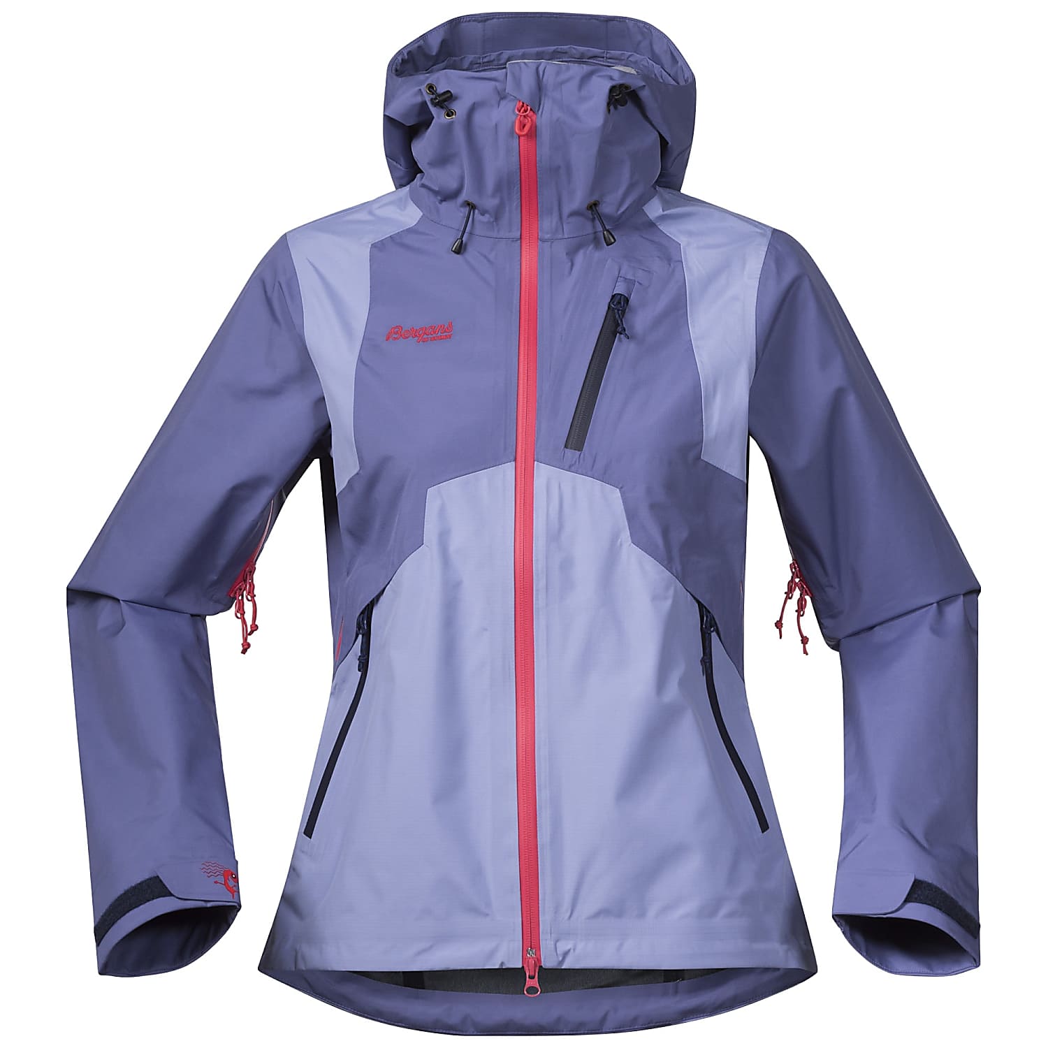 Bergans CECILIE JACKET, Anemone - Light Anemone - Strawberry - Navy - Free  Shipping starts at 60£ 