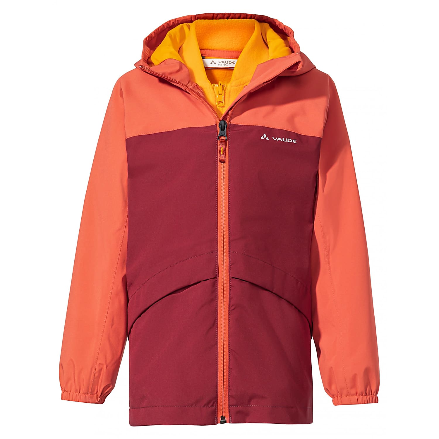 Vaude KIDS ESCAPE 3IN1 JACKET, Salsa - Fast and cheap shipping