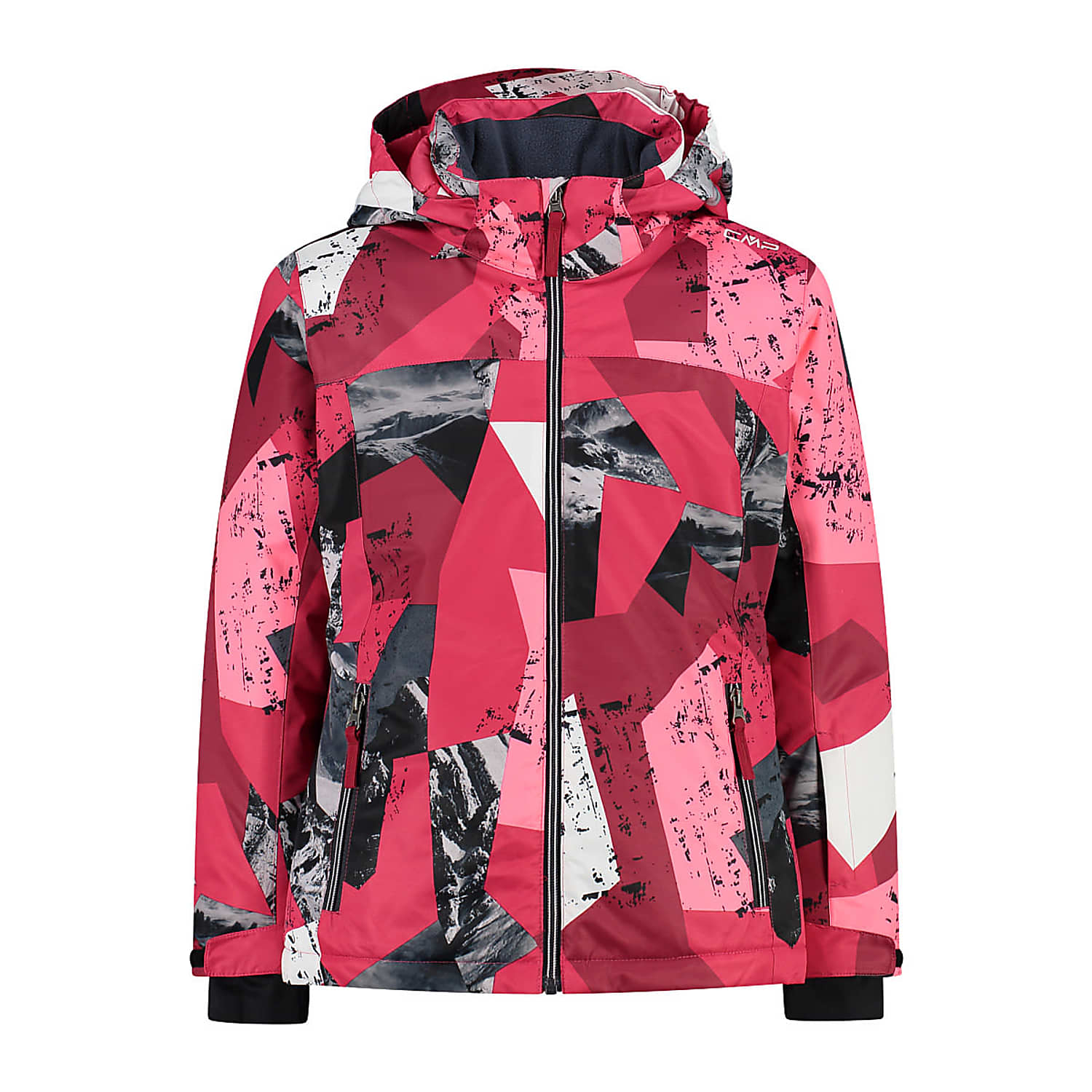 Cmp girl jacket snaps hood outlet