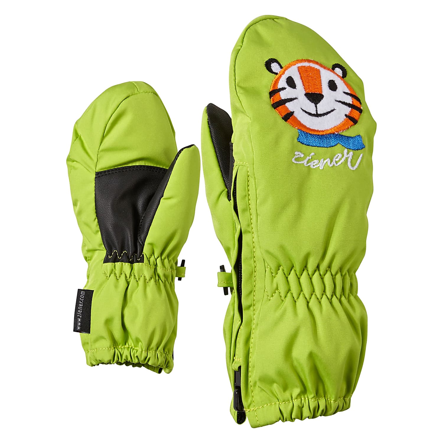 Ziener Fast ZOO TODDLER Green MINIS LE cheap and shipping - Lime MITTEN,