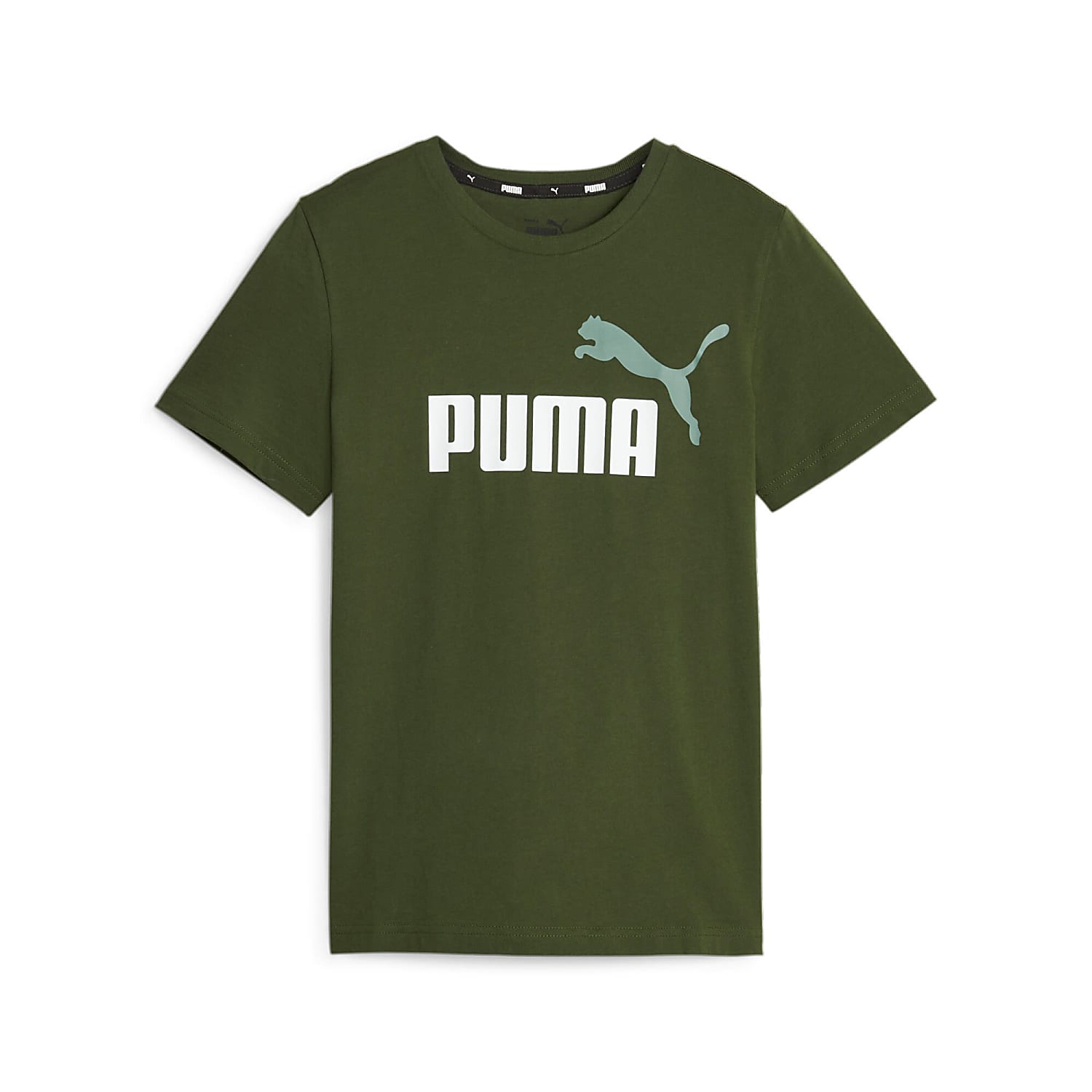 Buy Puma BOYS ESS+ 2 COL LOGO TEE, Myrtle online now