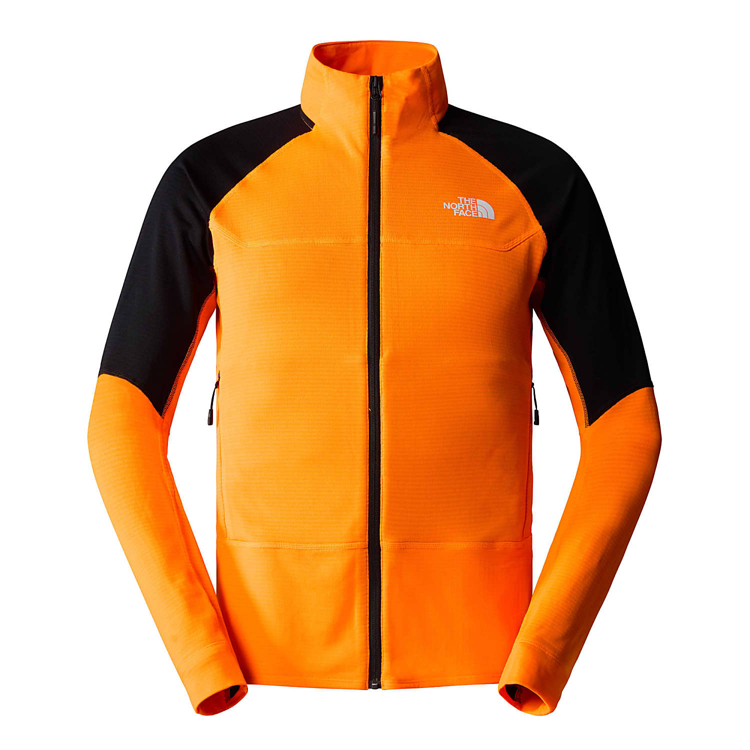 The North Face M BOLT - Shocking POLARTEC cheap Fast Black - and Orange JACKET, shipping TNF