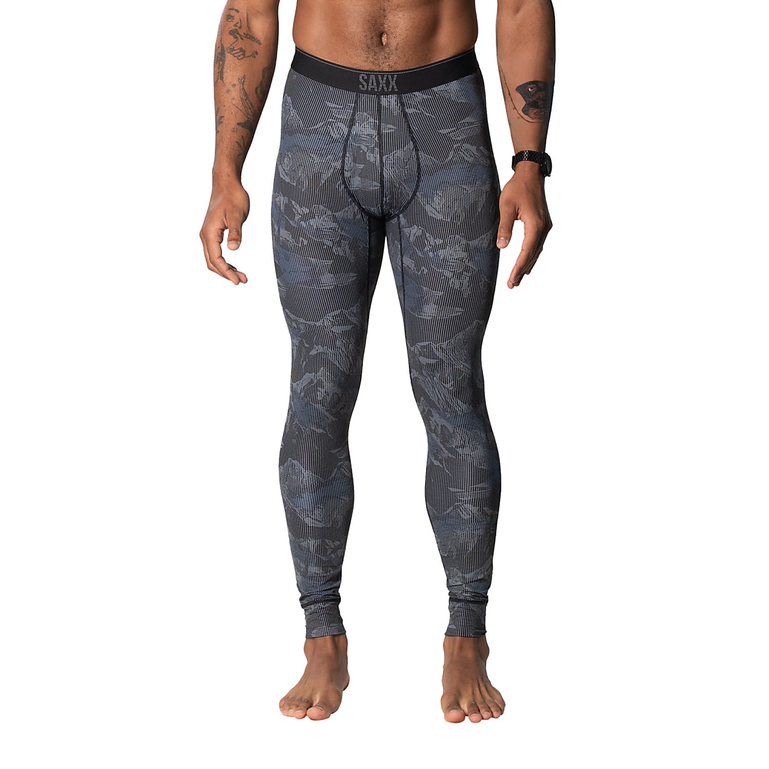 Saxx M QUEST QUICK DRY MESH BASELAYER BOTTOM Navy