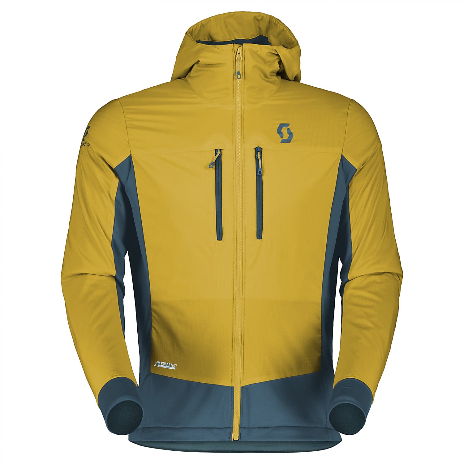 Scott M EXPLORAIR ALPHA HOODY Mellow Yellow Metal Blue Free