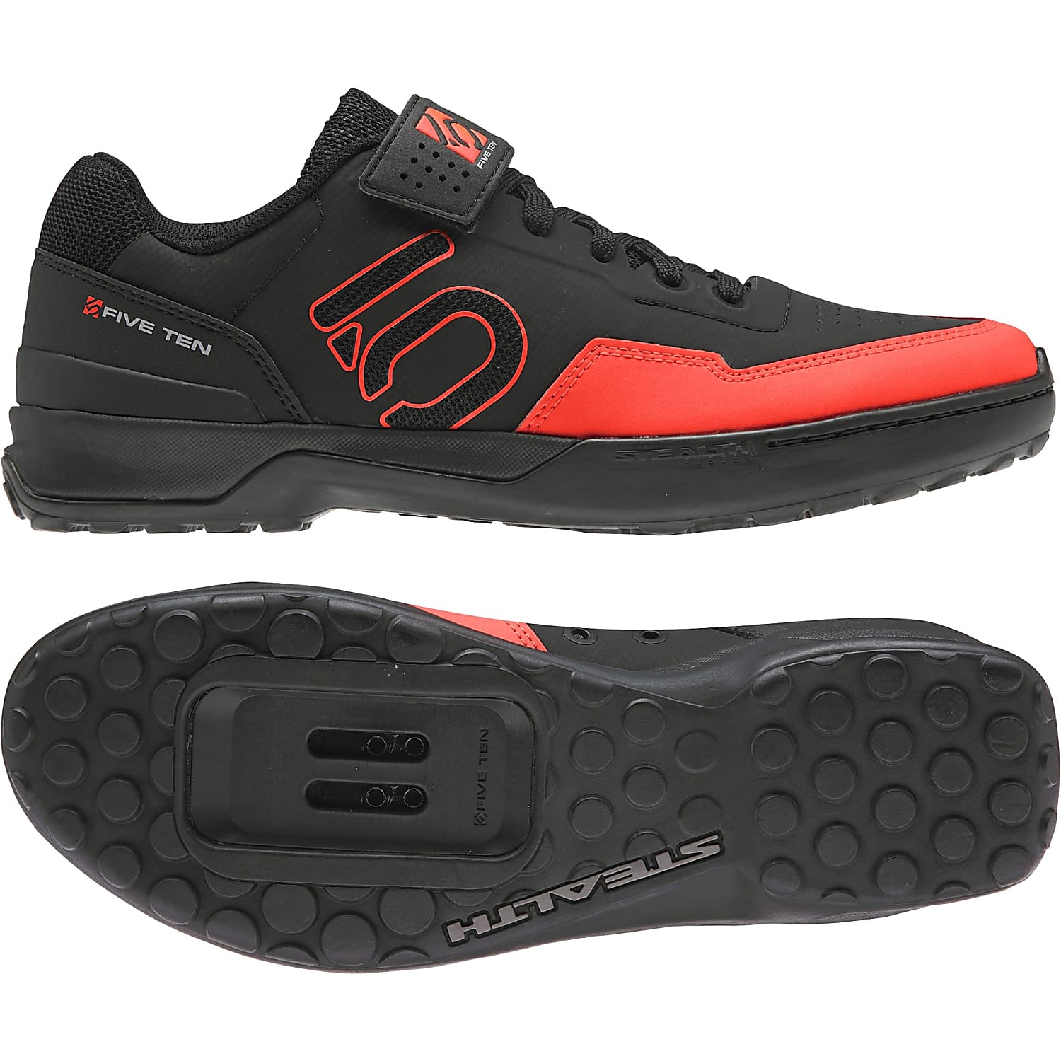 adidas Five Ten KESTREL LACE M Core Black Solar Red Grey Two