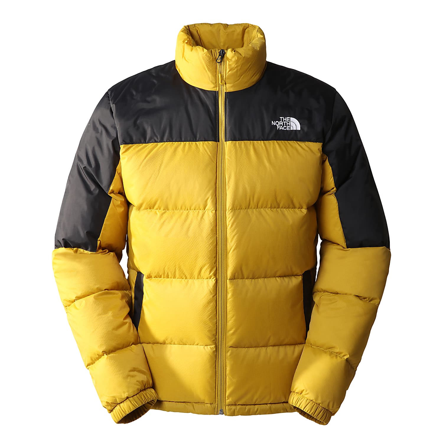 Gold and black north face jacket sales