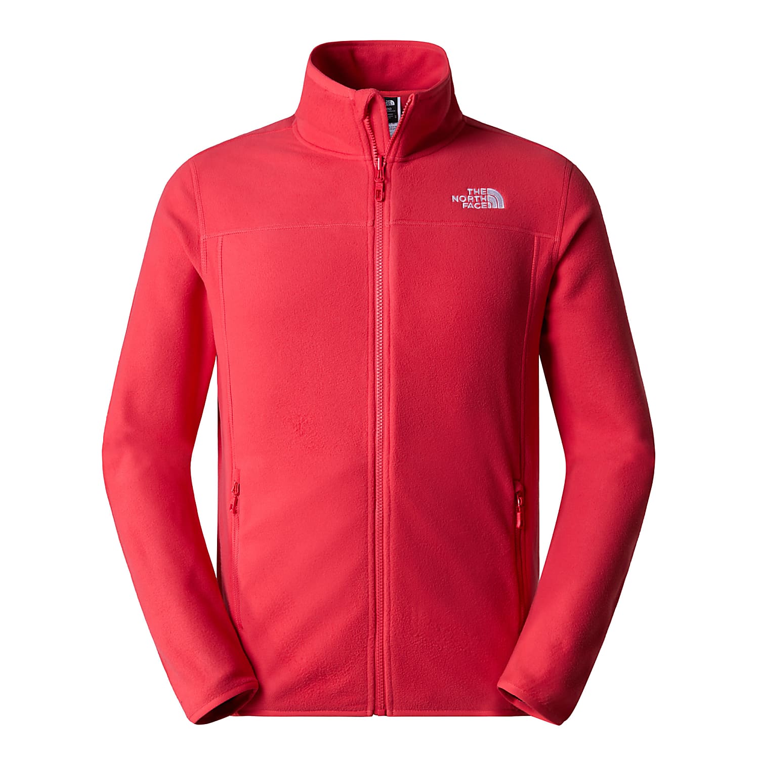 The North Face M 100 GLACIER FULL ZIP Clay Red Free Shipping