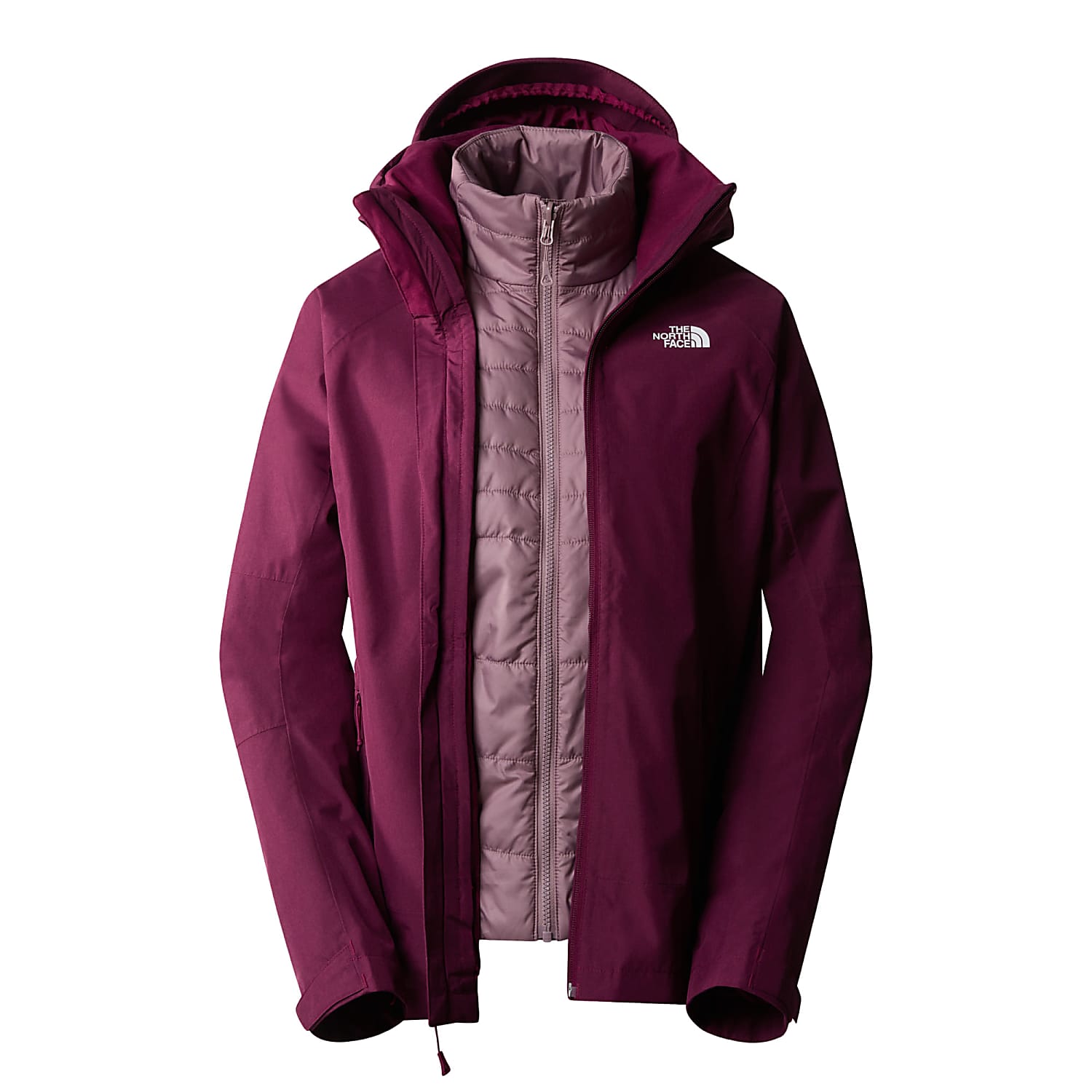 The North Face W INLUX TRICLIMATE JACKET Boysenberry Dark Heather