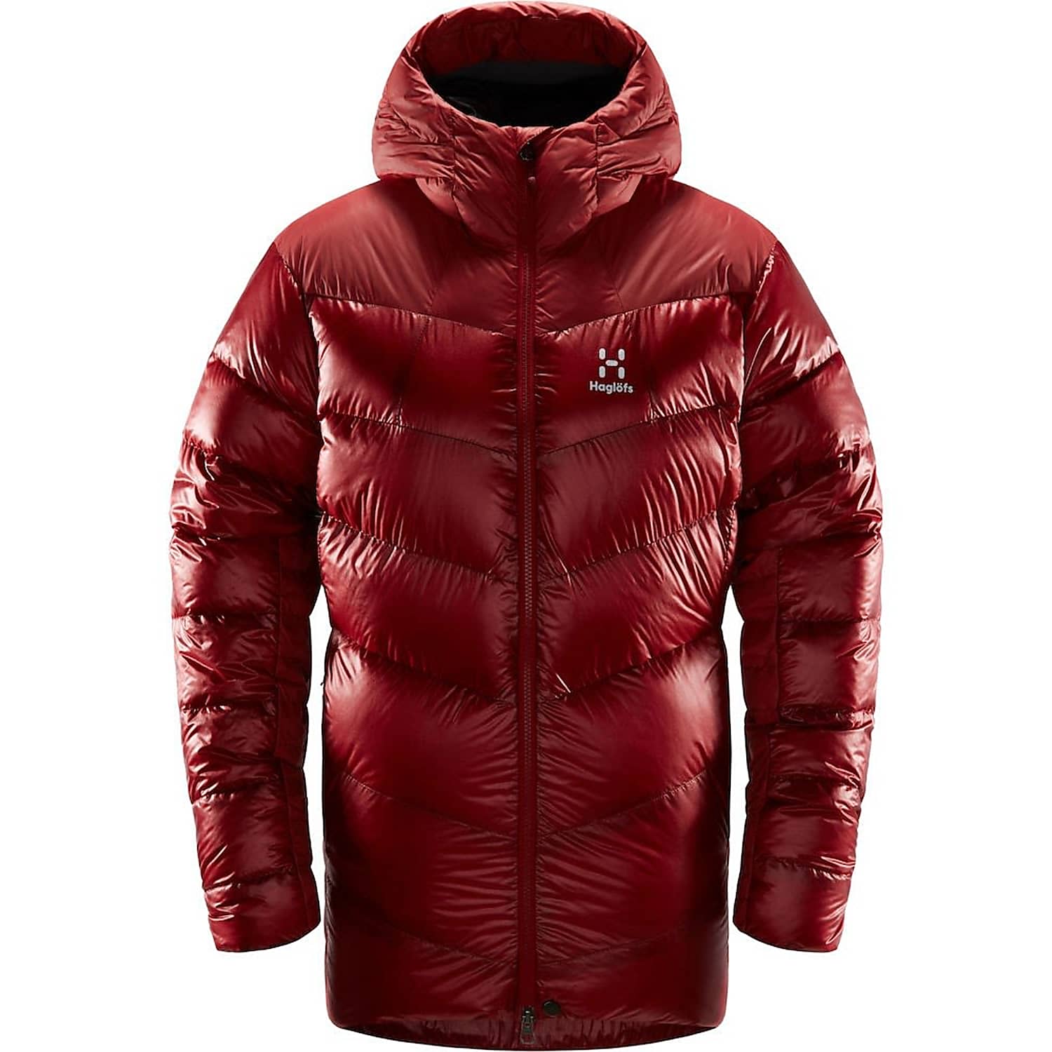 Haglofs W MAGI DOWN HOOD Brick Red Fast and cheap shipping