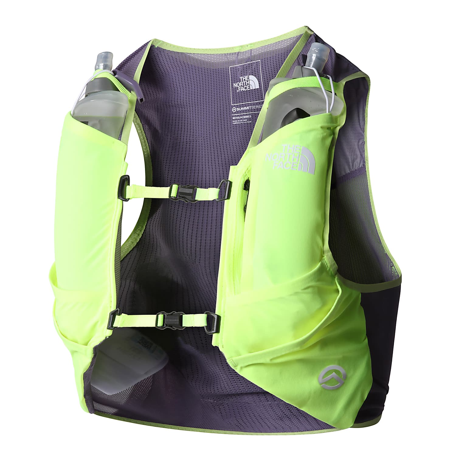The North Face SUMMIT RUN RACE DAY VEST 8, Lunar Slate - LED Yellow