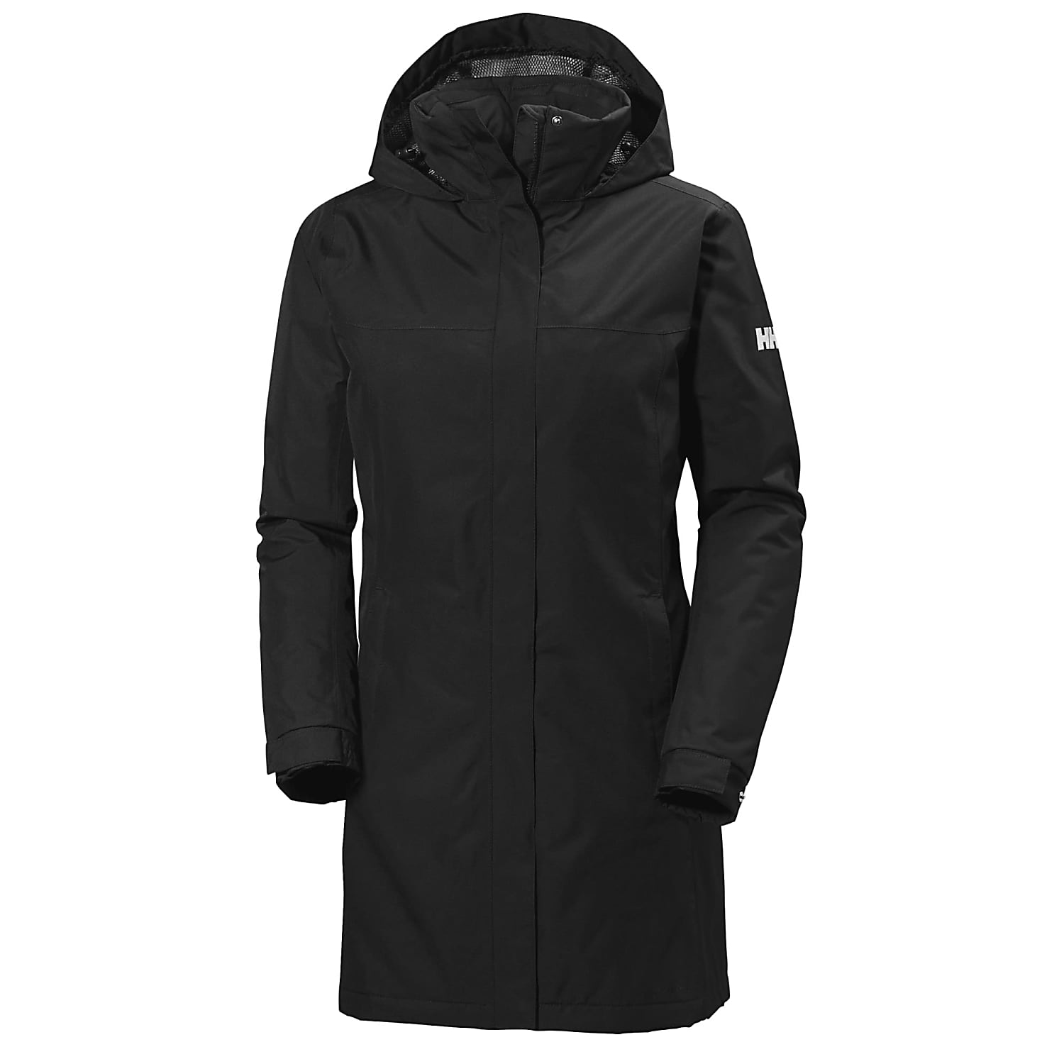 Black insulated coat discount