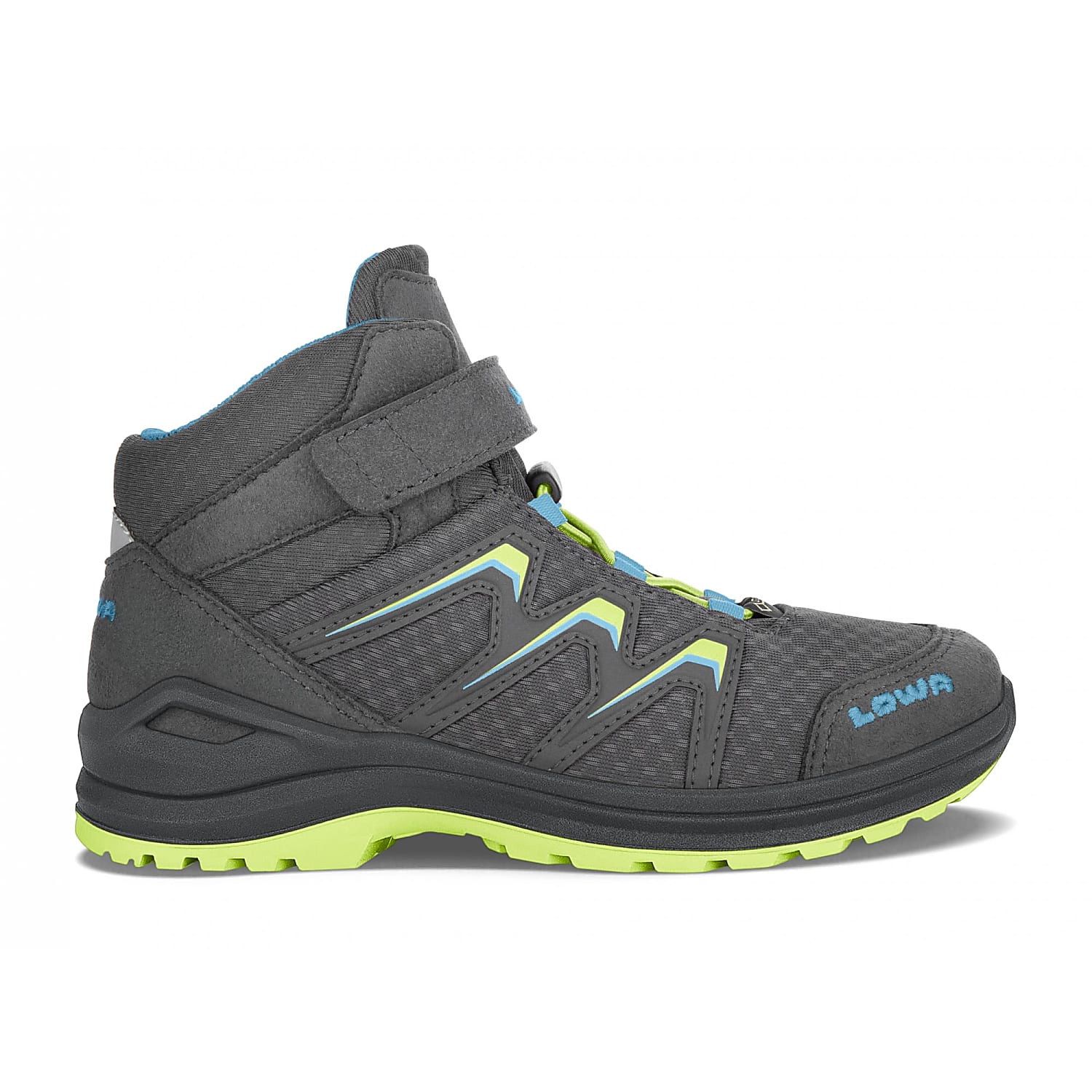 Lowa MADDOX GTX MID JUNIOR 36 40 Graphit Limone Free Shipping starts at 60 www.exxpozed